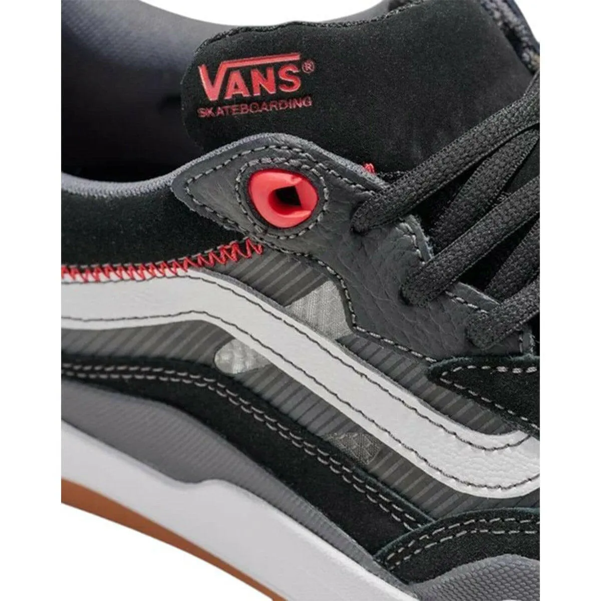 Vans - Skate Wayvee 2 Shoes Black/White/Red Custom Fit Quick Step Up