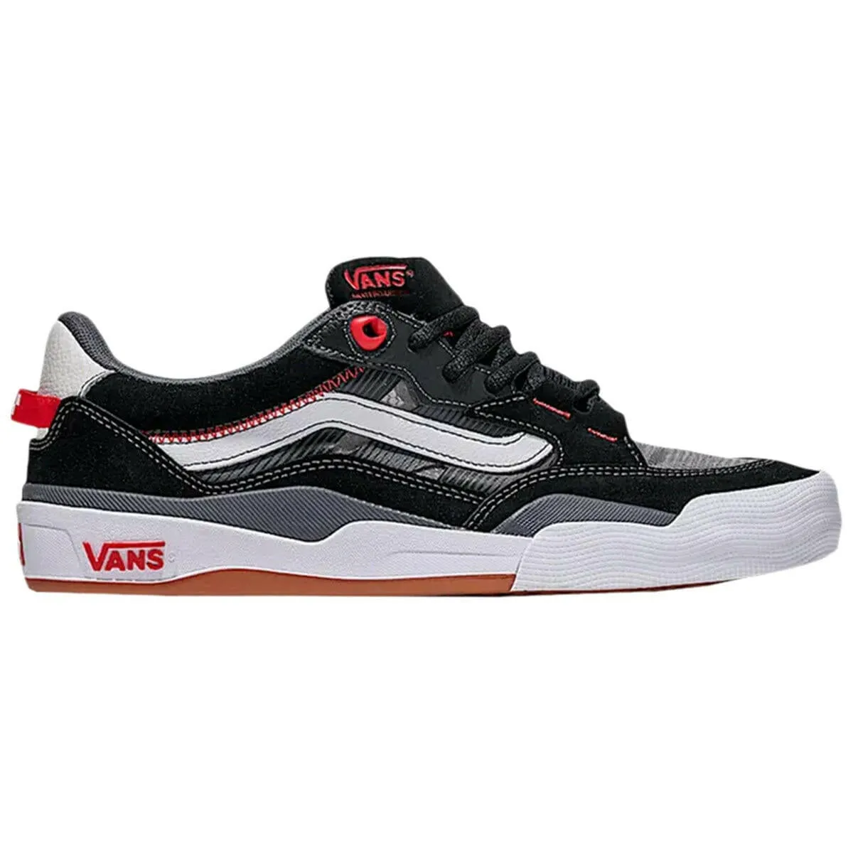 Vans - Skate Wayvee 2 Shoes Black/White/Red Slip On Comfort
