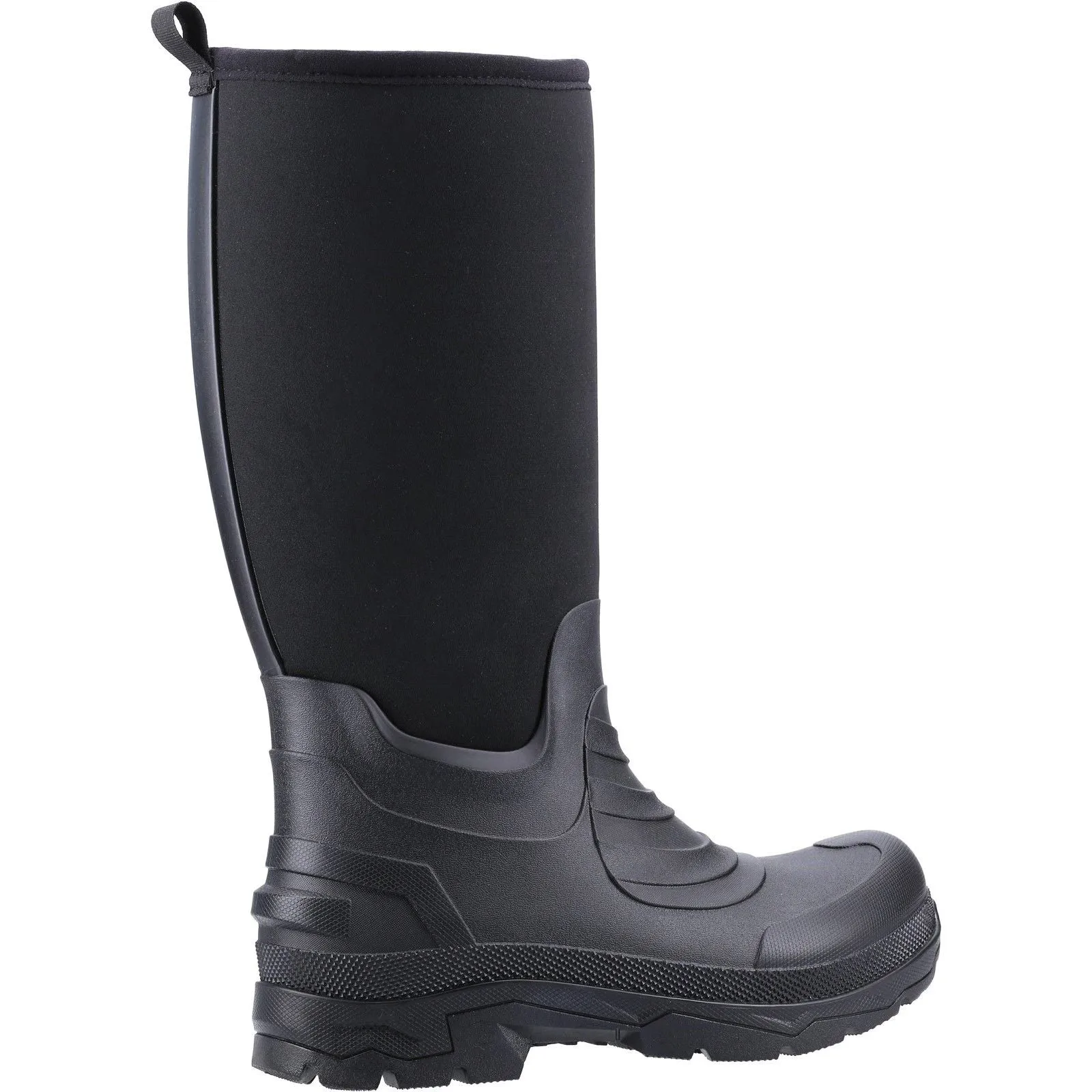 Cotswold Mens Kenwood Wellingtons Black Travel Boots Utility Style