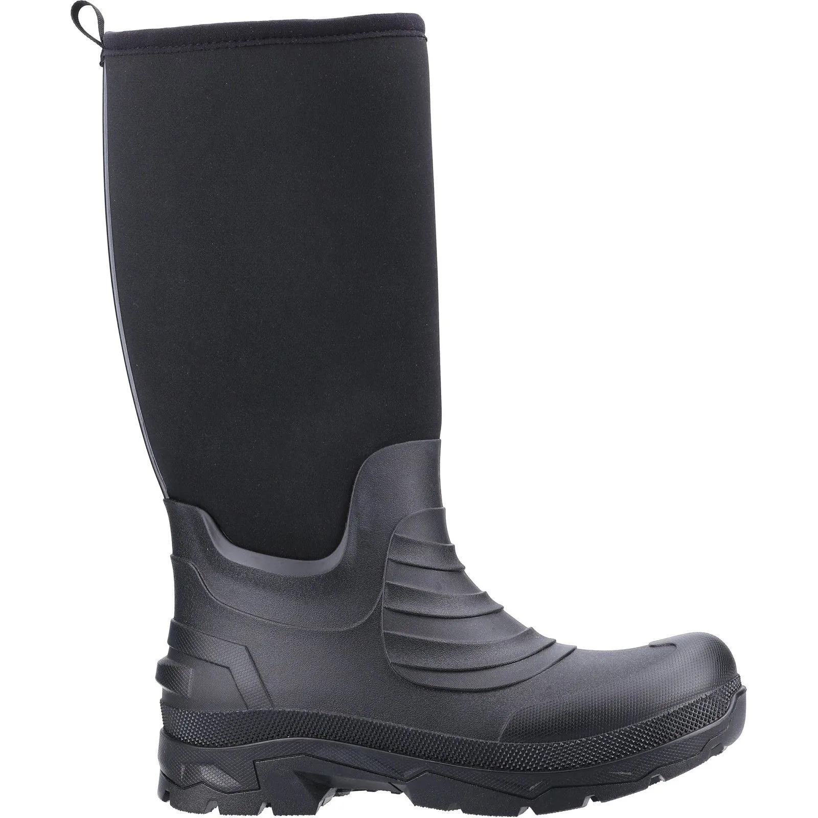 Cotswold Mens Kenwood Wellingtons Black Heel Stability Comfortable Design