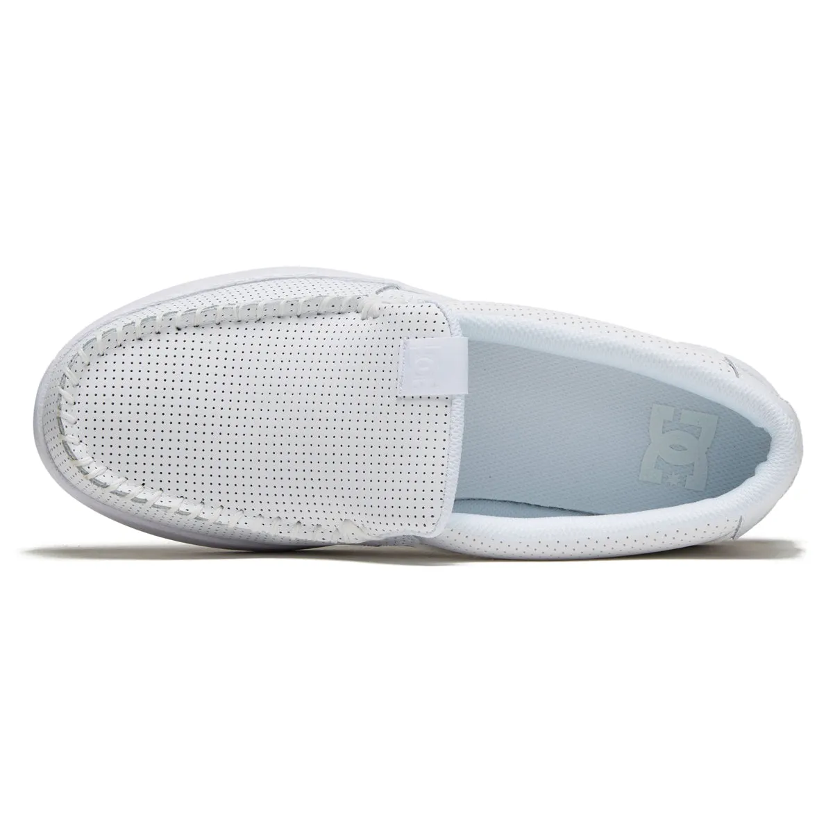 DC Villain 2 Shoes - White Elastic Stretch