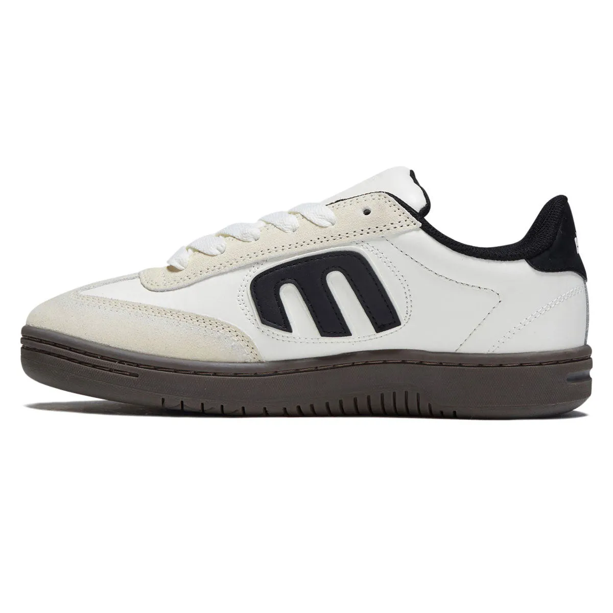 Etnies Lo-Cut Shoes - White/Black/Gum Side Cushion Shockproof Midsole