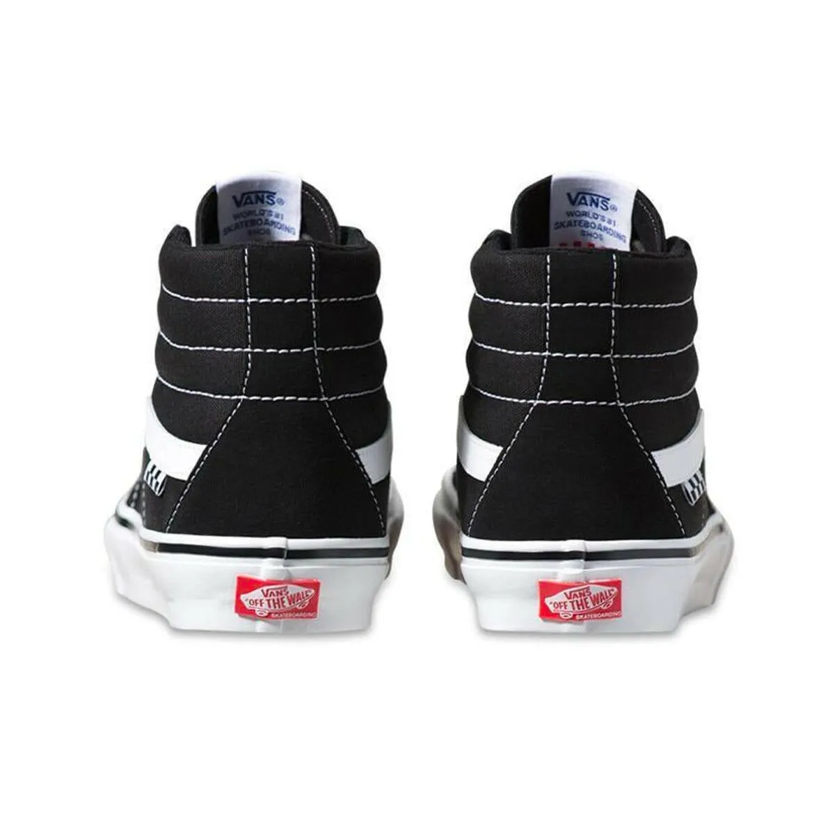 Vans - Skate Sk8 Hi Shoes Black/White Durable outsole