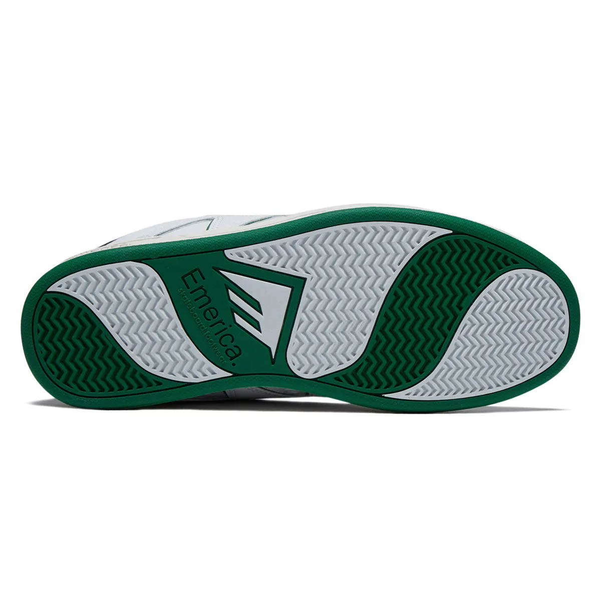 Stable Structure Comfortable Flexibility Emerica OG-1 Shoes - White/Green