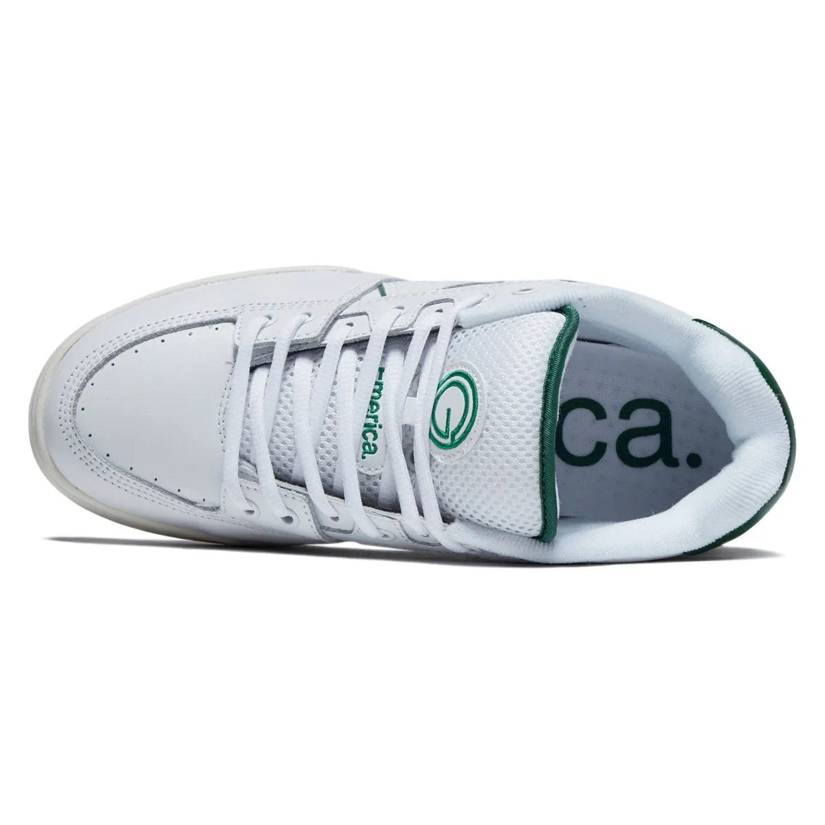 Pro Style Dynamic Comfort Fit Emerica OG-1 Shoes - White/Green