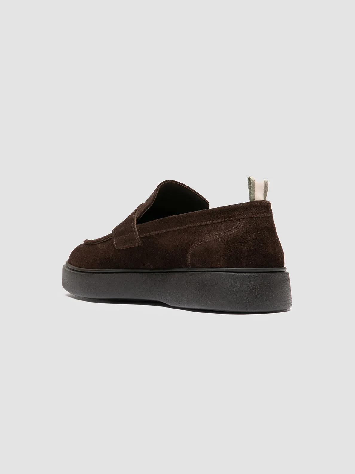 Classic Walk FRAME 001 - Brown Suede Penny Loafers