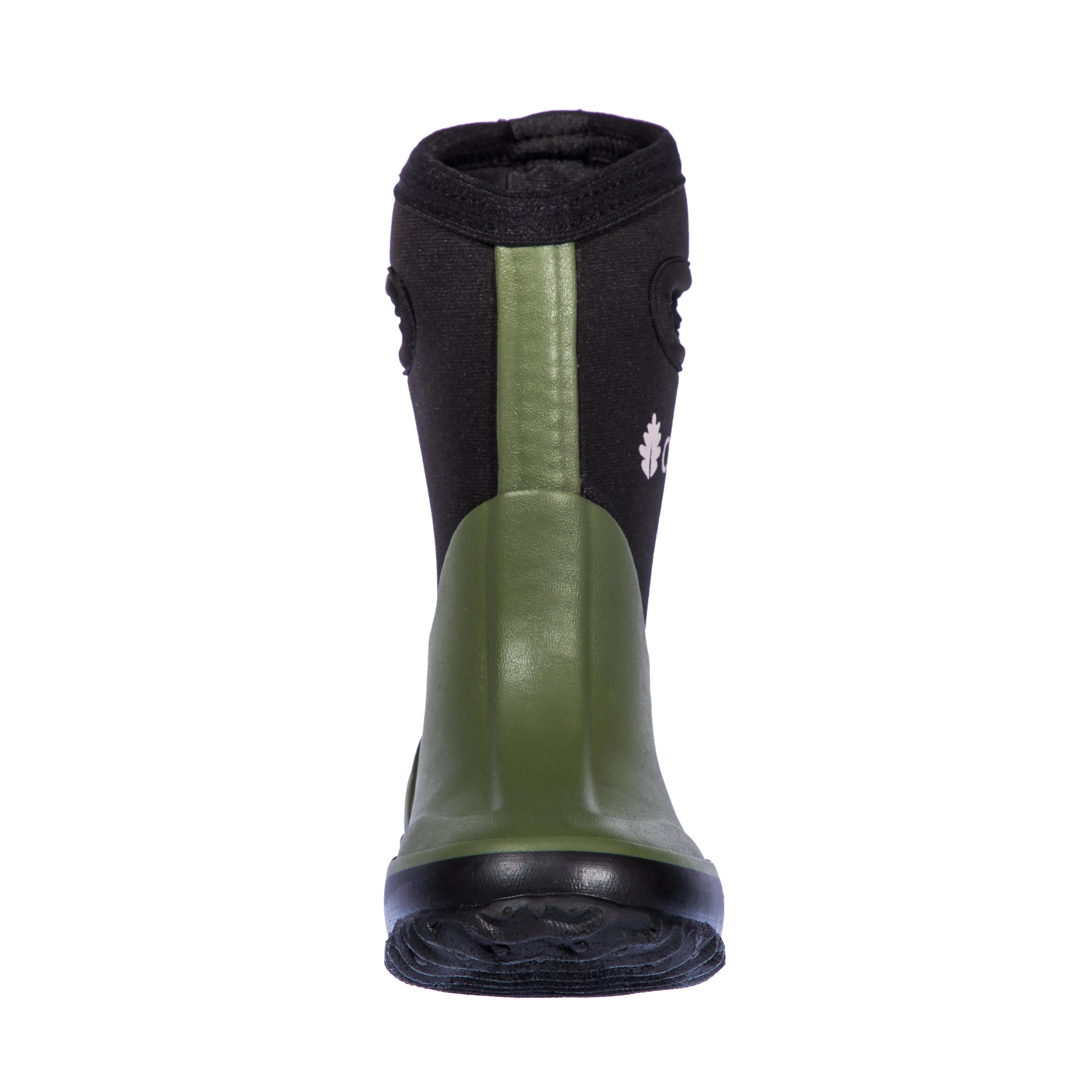 Chilly Day Boots Anti Slip Sole Forest Green Neoprene Rain/Snow Boots