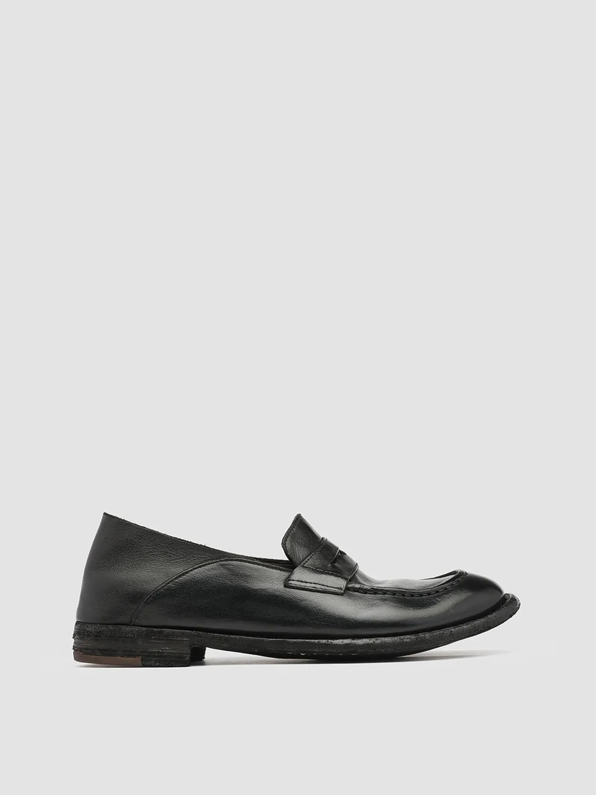 LEXIKON 516 - Black Leather Loafers Resort Mood Quick Motion