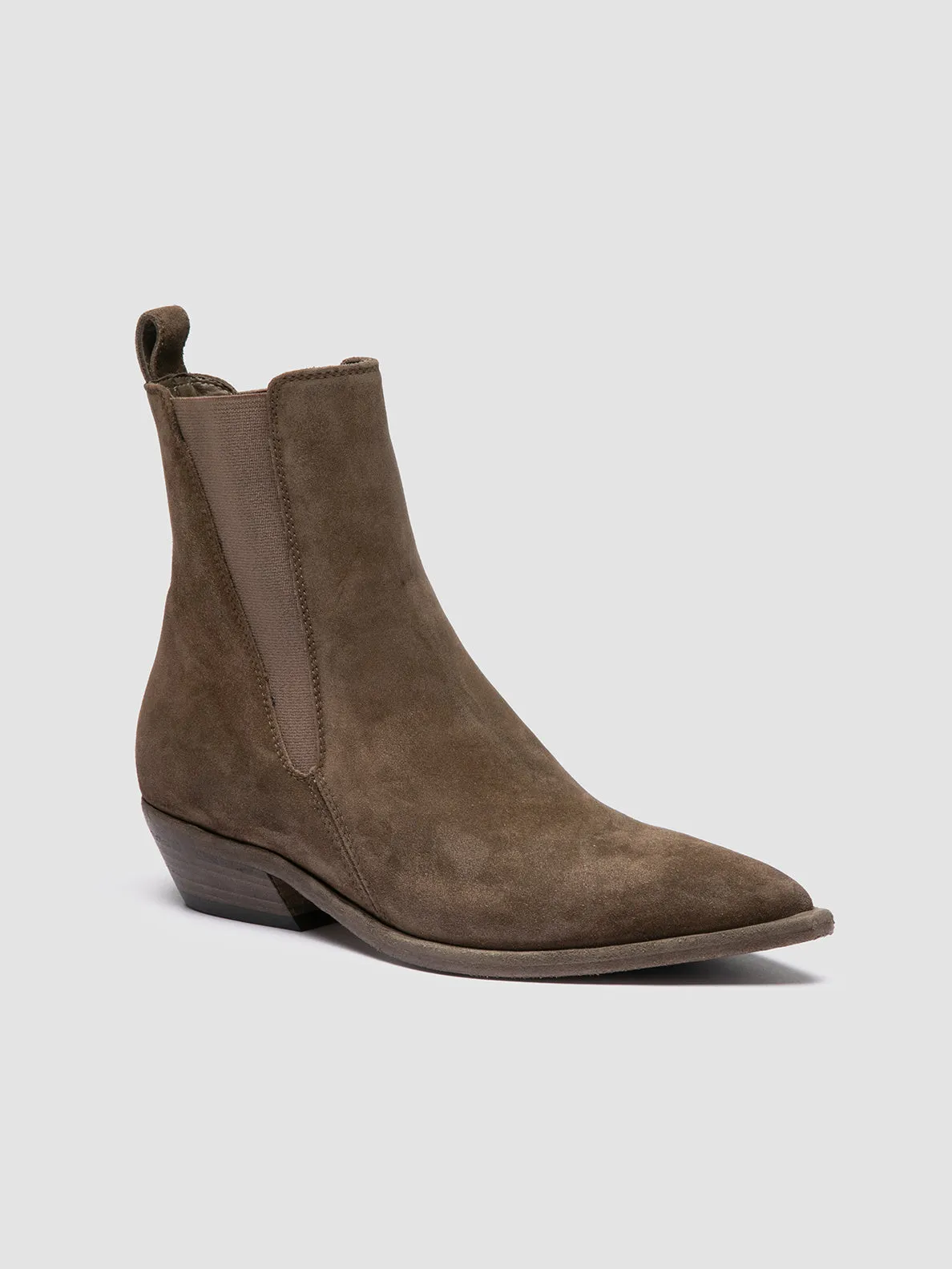 Height Plus NOELIE DD 101 - Brown Suede Chelsea Boots