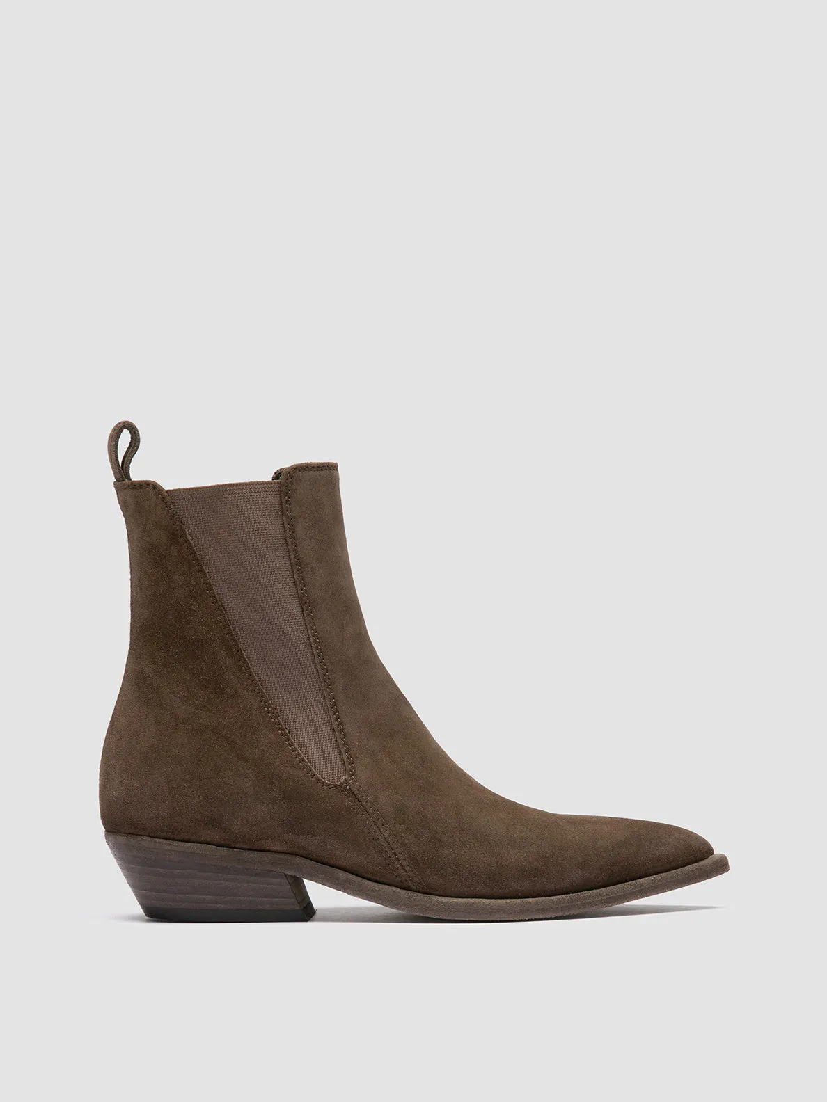 NOELIE DD 101 - Brown Suede Chelsea Boots Comfort Shank