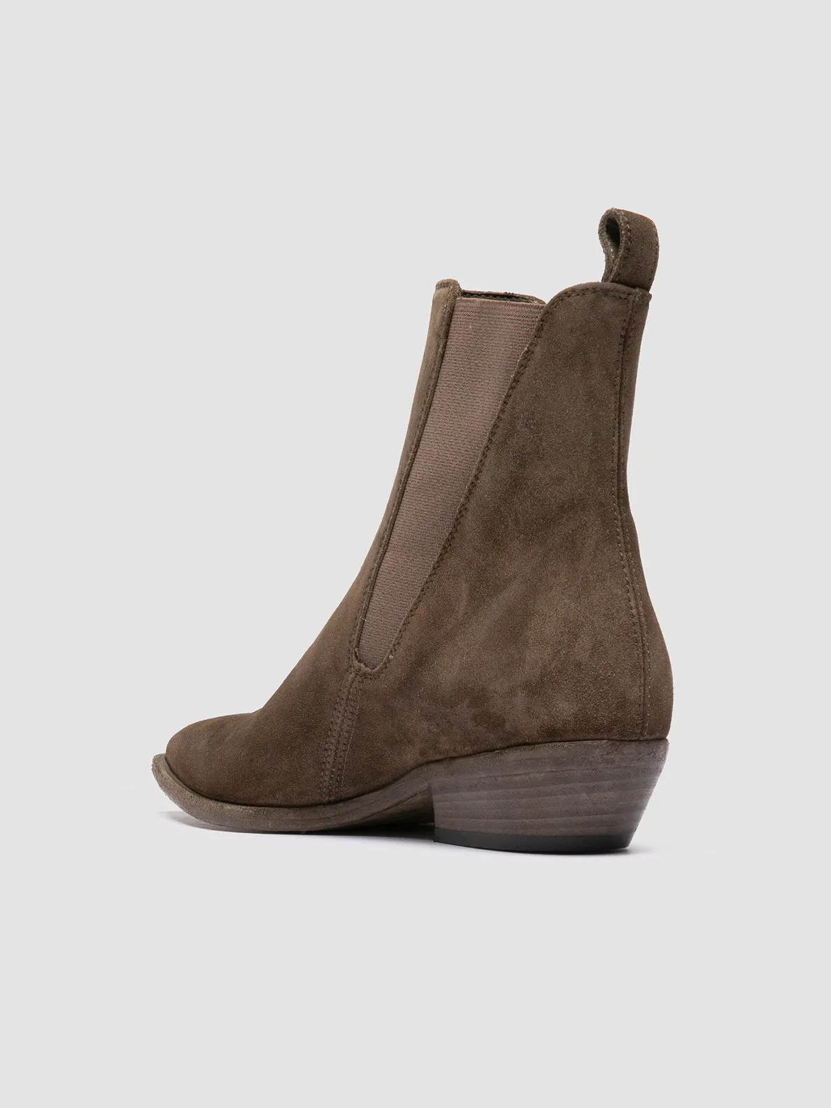 Power Base NOELIE DD 101 - Brown Suede Chelsea Boots