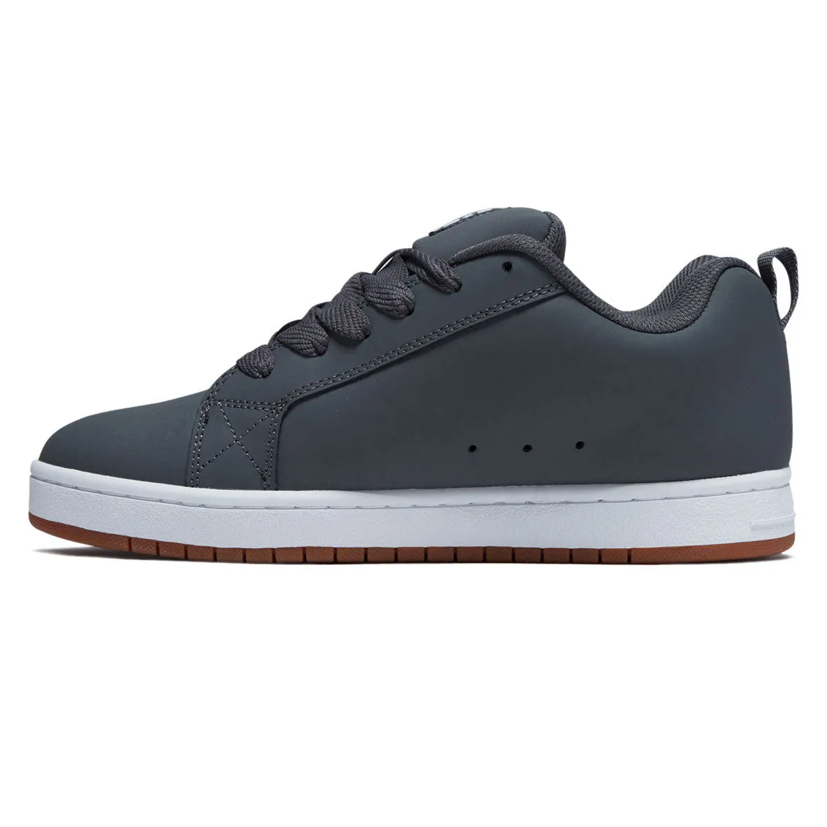 DC Court Graffik Shoes - Grey/White Breathable Material