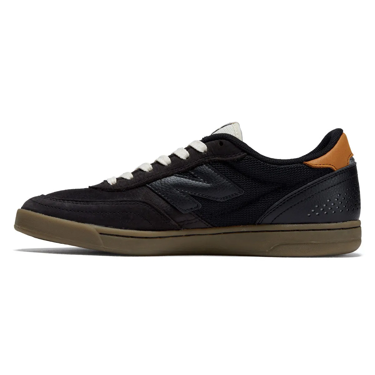 New Balance 440 V2 Shoes - Black/Gum Anti blister Skateboard Motion
