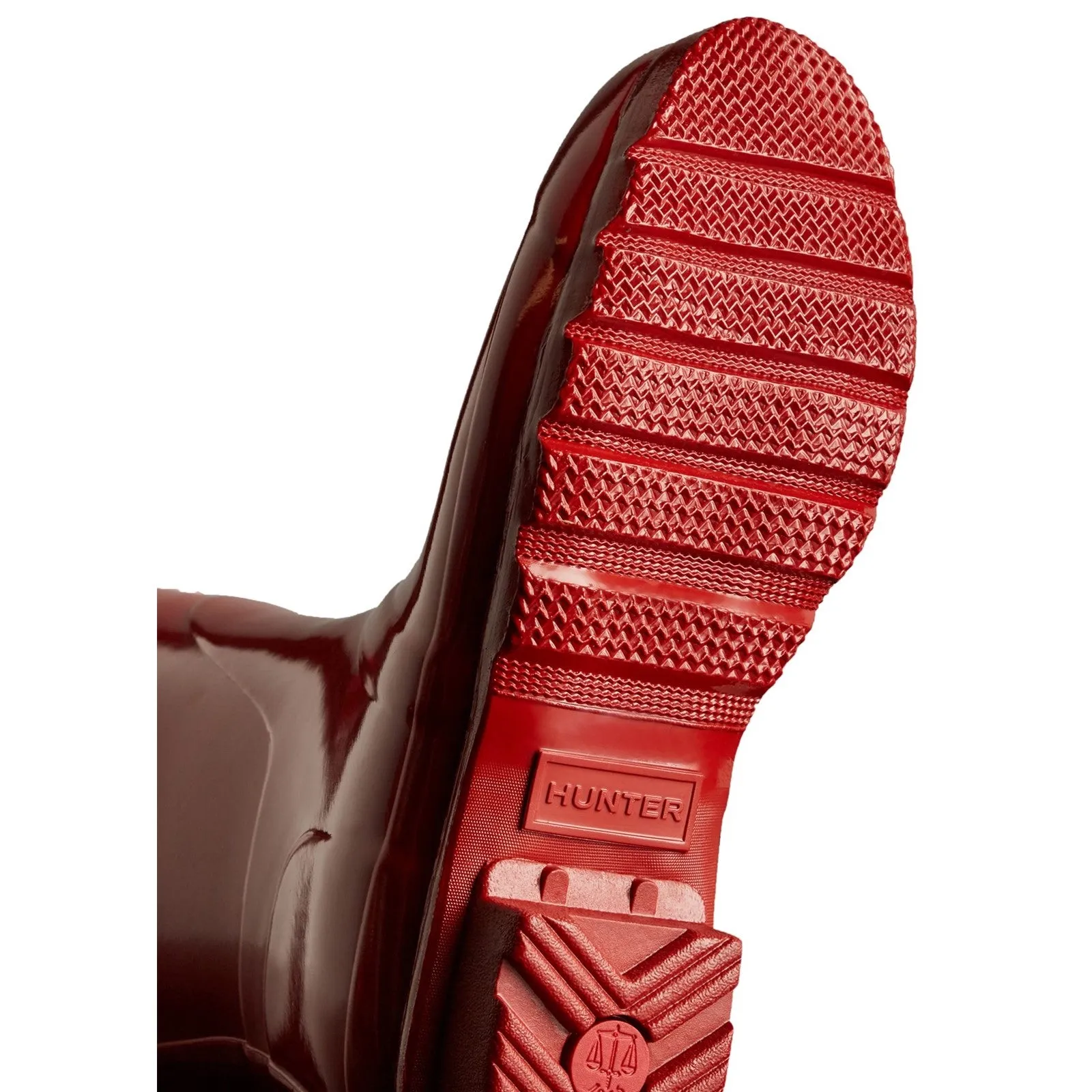 Comfortable Hunter Womens Original Short Wellington Military Red