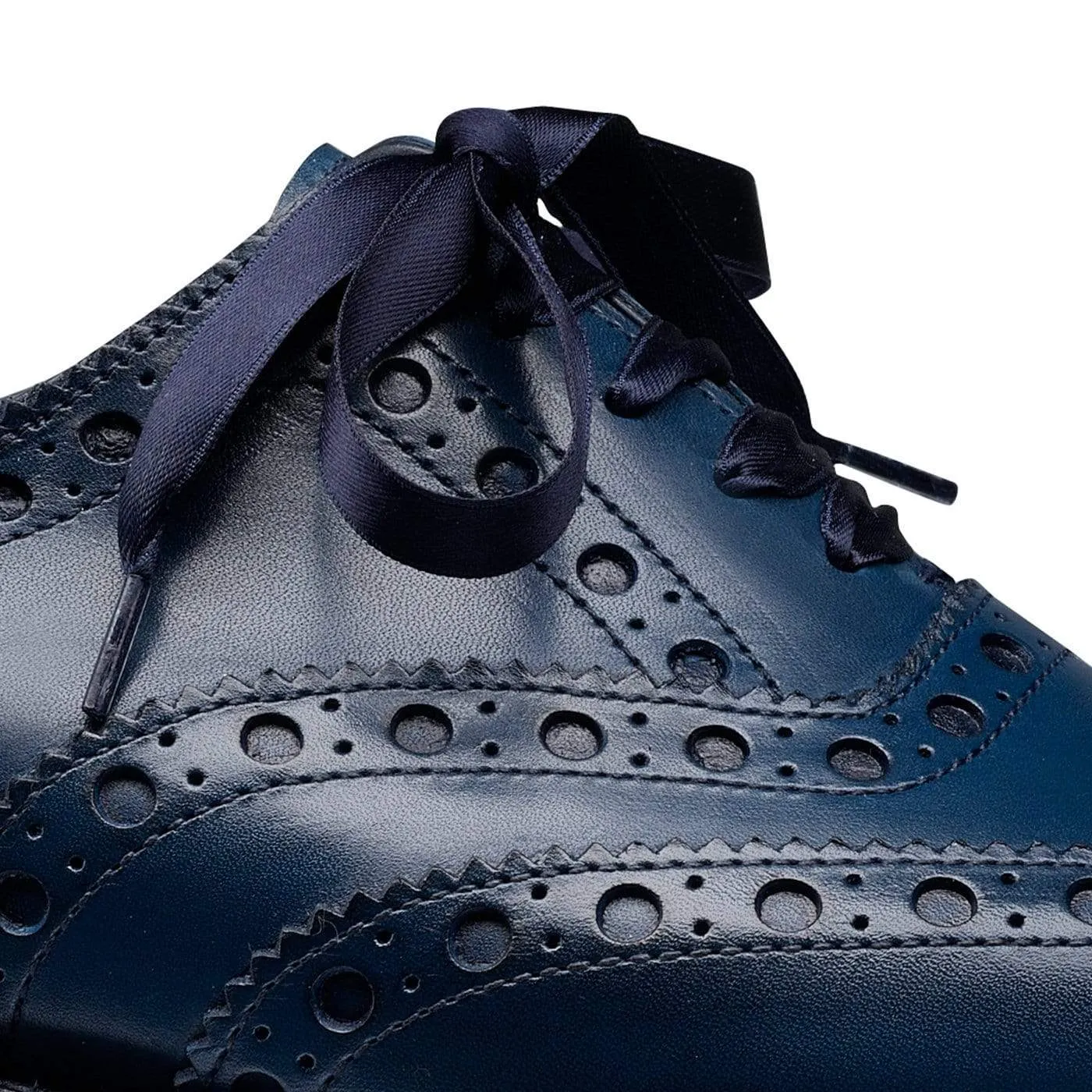 Anna Blue Burnished Calf Simple Fit