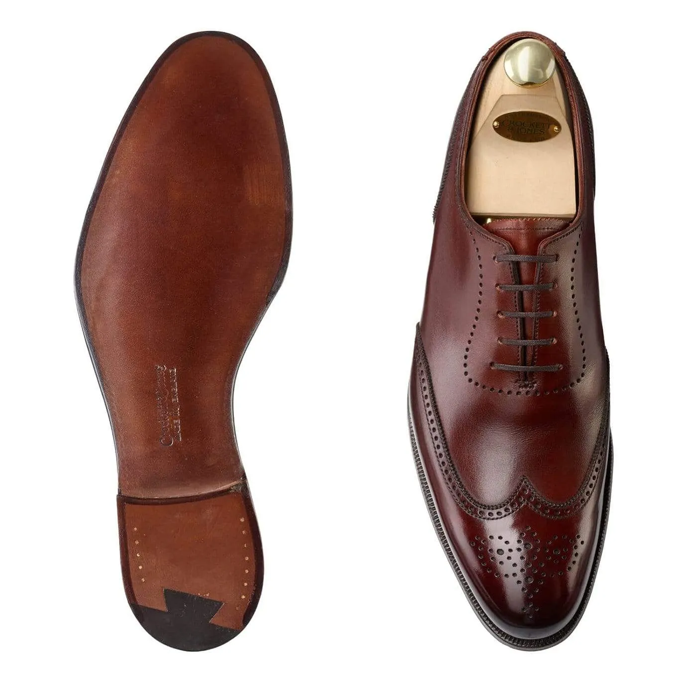 Canterbury Chestnut Antique Calf Sophisticated Shoes