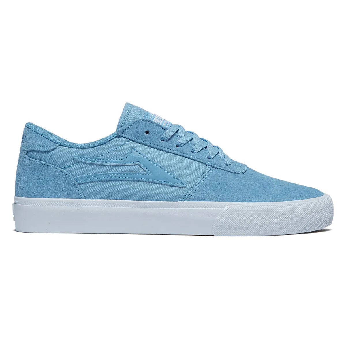 Lakai Manchester Shoes - Light Blue Suede Everyday Fit Shock Resistant