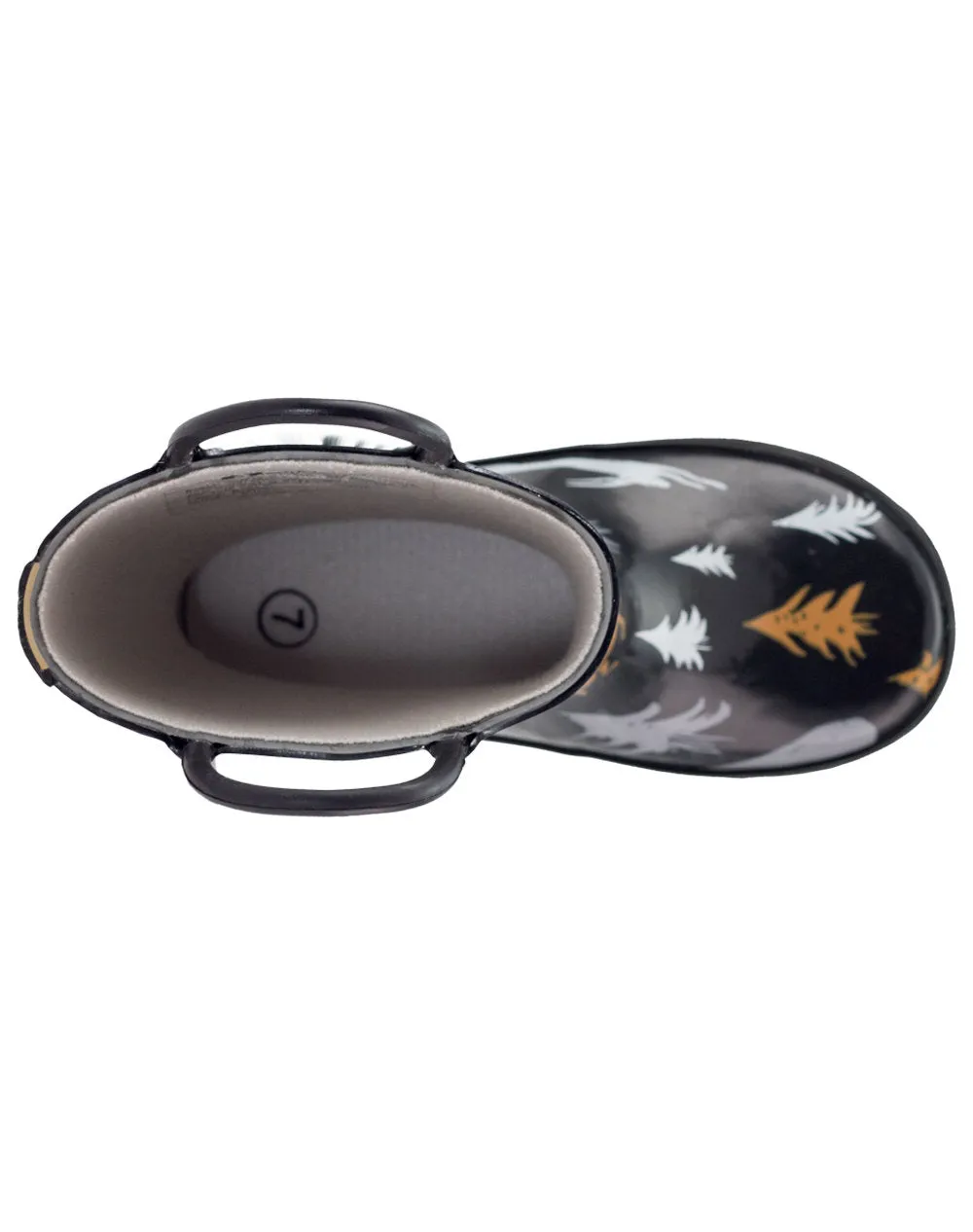 Walking Safe Boots Comfy Storm Boots Wildlife Tracker Loop Handle Rubber Rain Boots