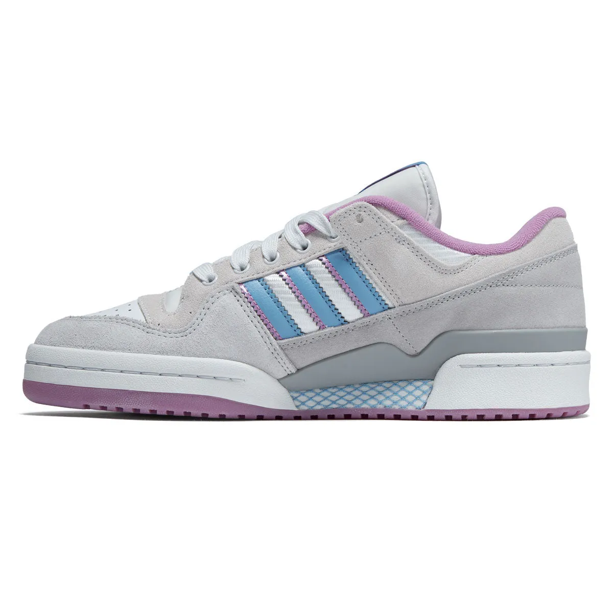 Adidas Forum 84 Low Adv Shoes - Grey Two/Crystal White/Ftwr White Easy on Grip Support