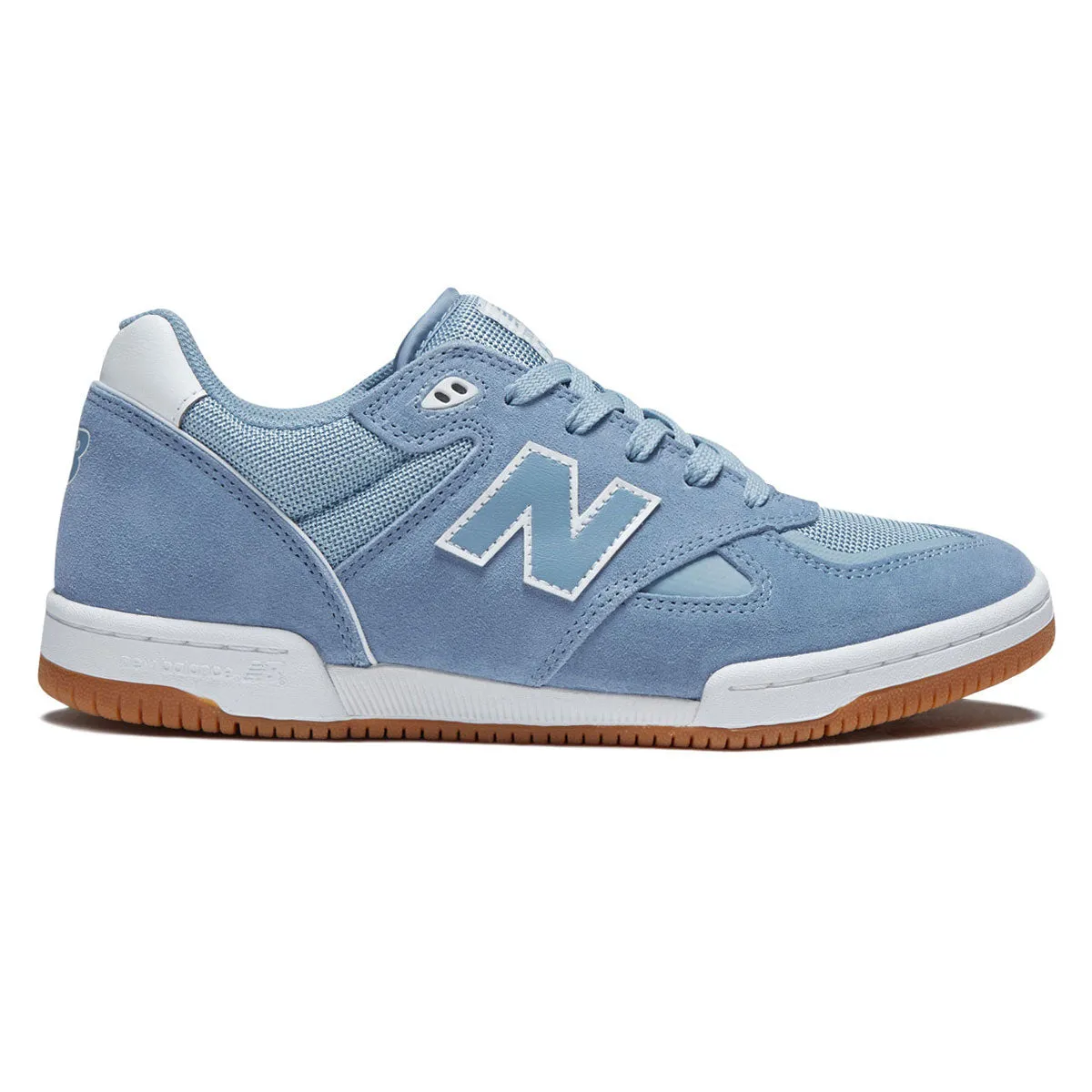 New Balance 600 Tom Knox Shoes - Baby Blue/White Skater Support Fit