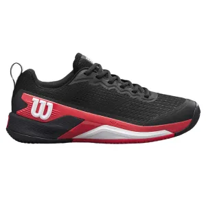 Comfort support Classic Chic Wilson Men's Rush Pro 4.5 Tennis Shoes Black Infrared