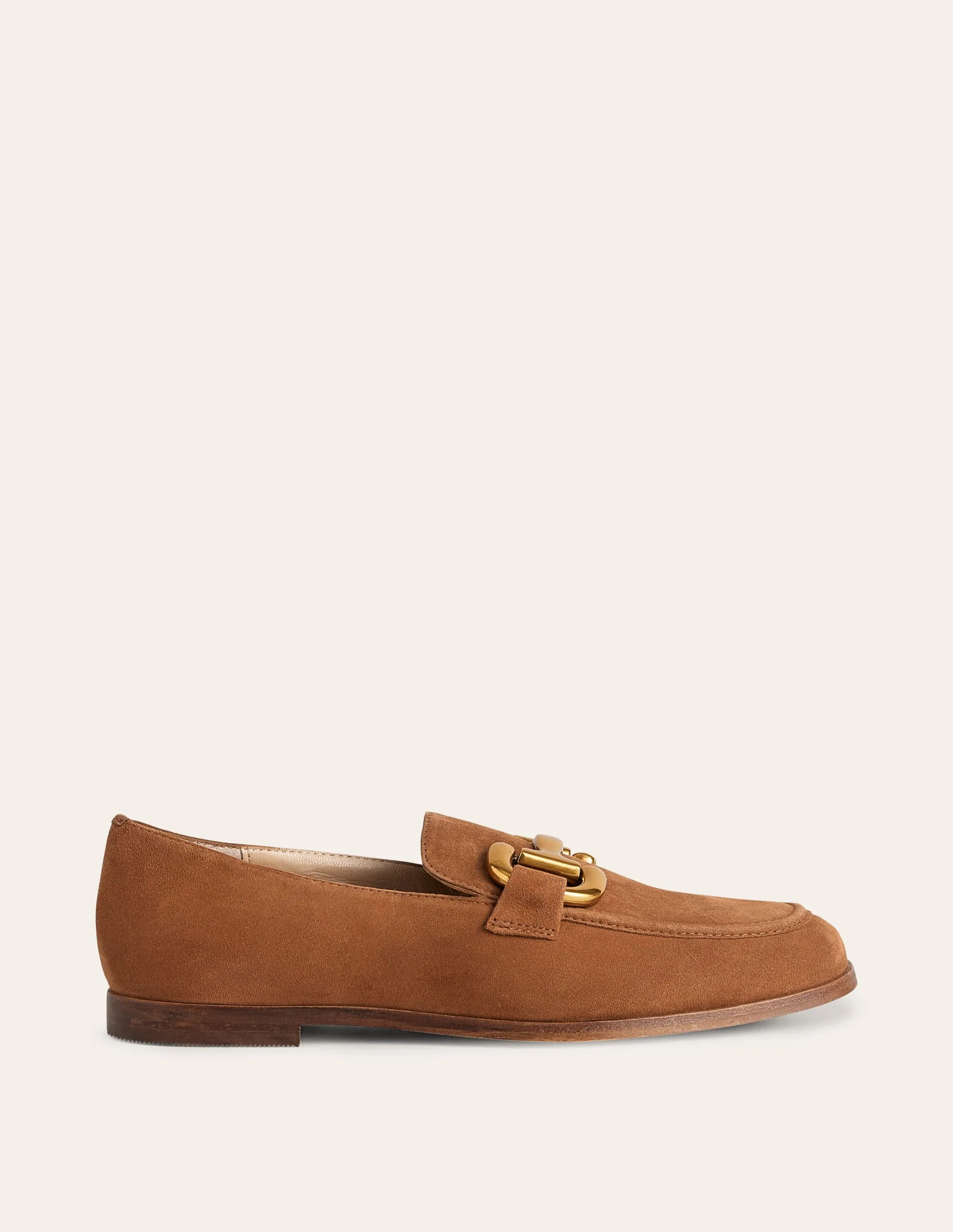 Spring Style Iris Snaffle Loafers-Ginger Snap Suede