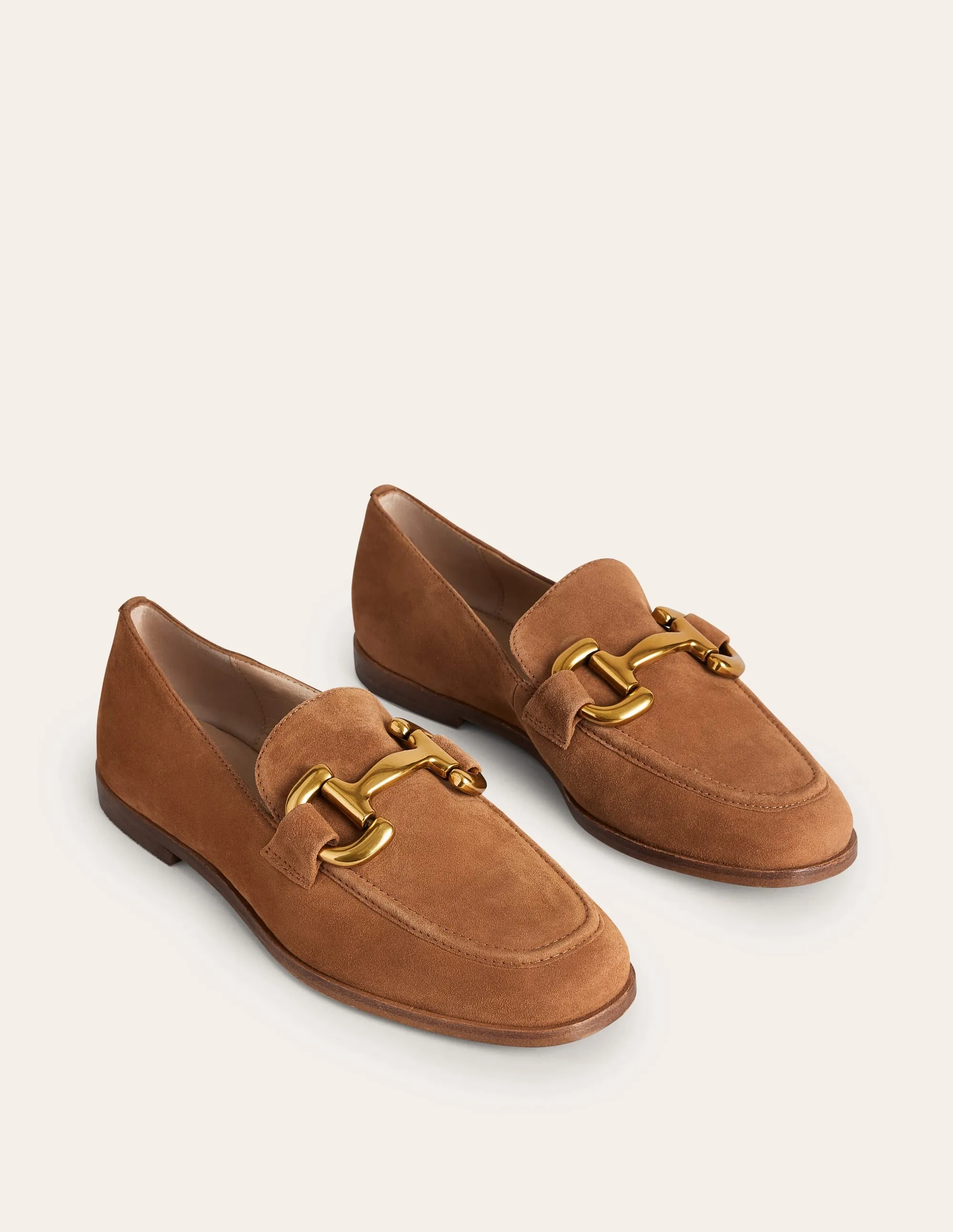 Sunrise Path Iris Snaffle Loafers-Ginger Snap Suede