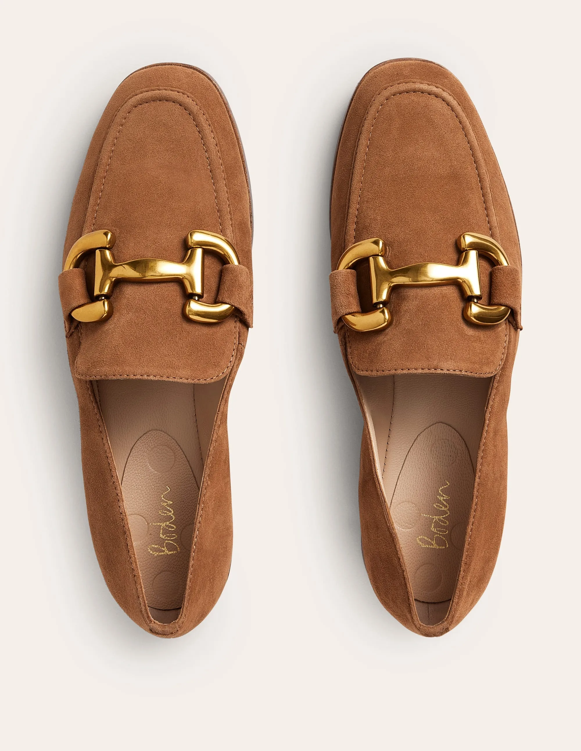 Iris Snaffle Loafers-Ginger Snap Suede Event View