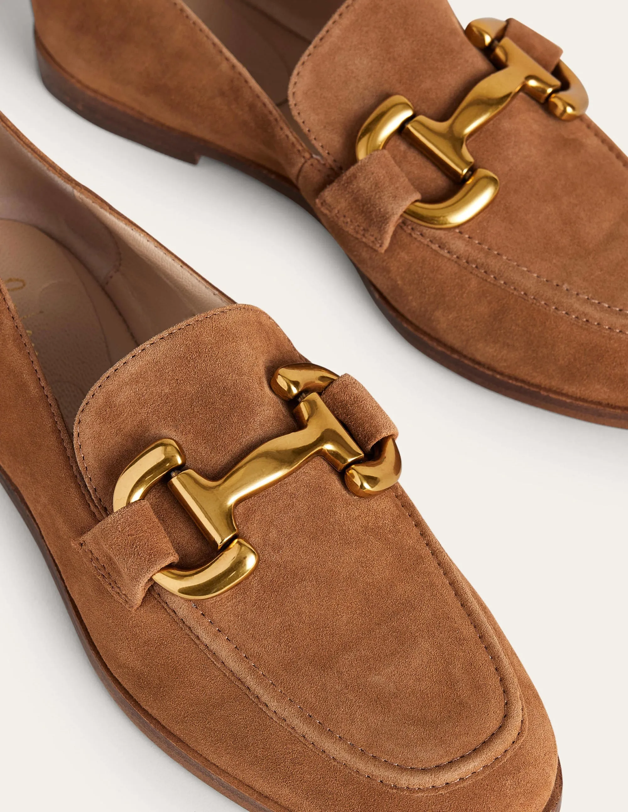 Iris Snaffle Loafers-Ginger Snap Suede Walk Steady