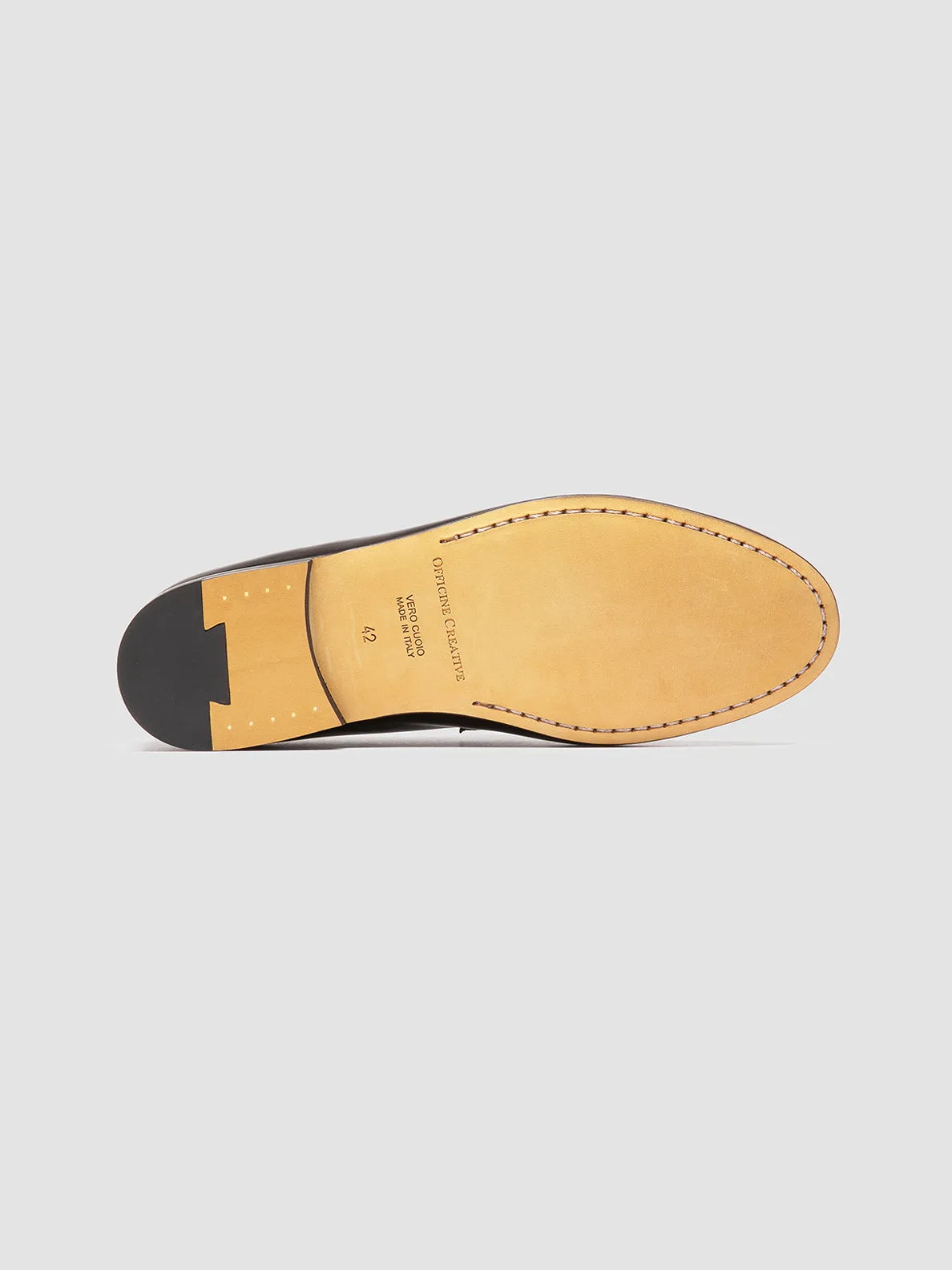 AIRTO 001 - Brown Leather Penny Loafers Boho Touch