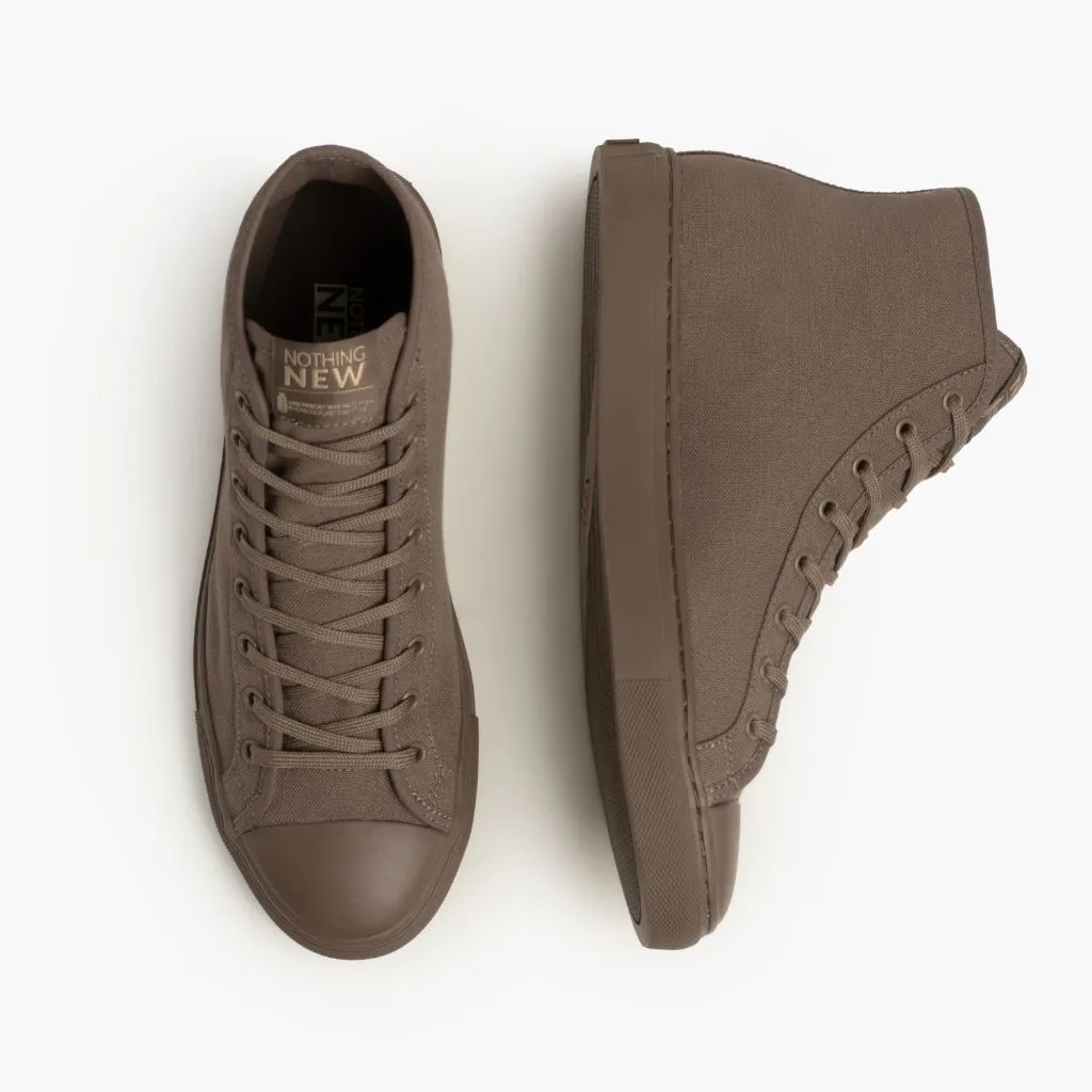 Men's Classic High Top | Taupe Lounge Wear Campus Tour