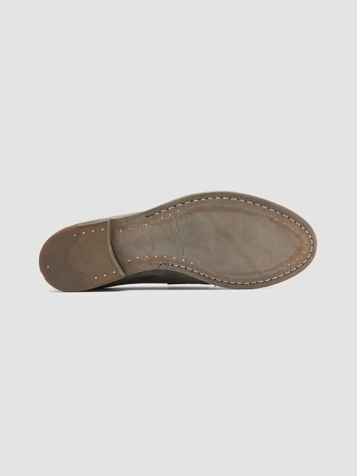 Steady Step LEXIKON 516 - Green Suede Loafers
