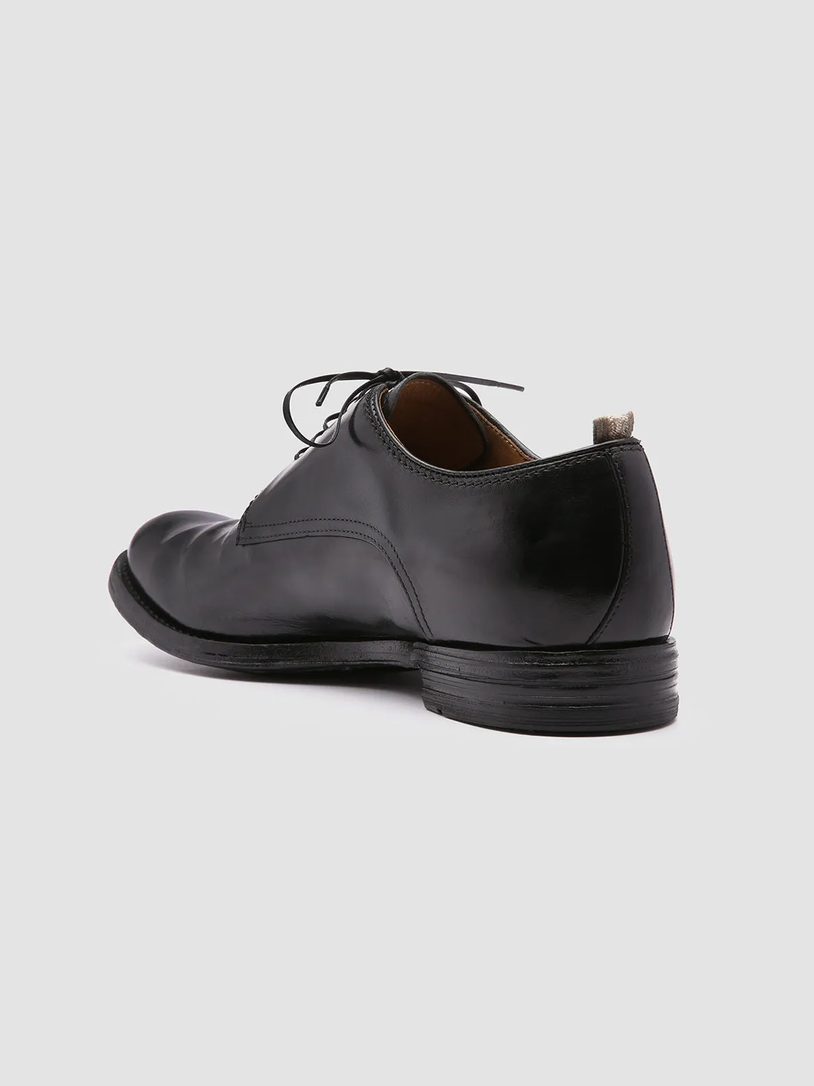 ANATOMIA 012 - Black Leather Derby Shoes Effortless Fit