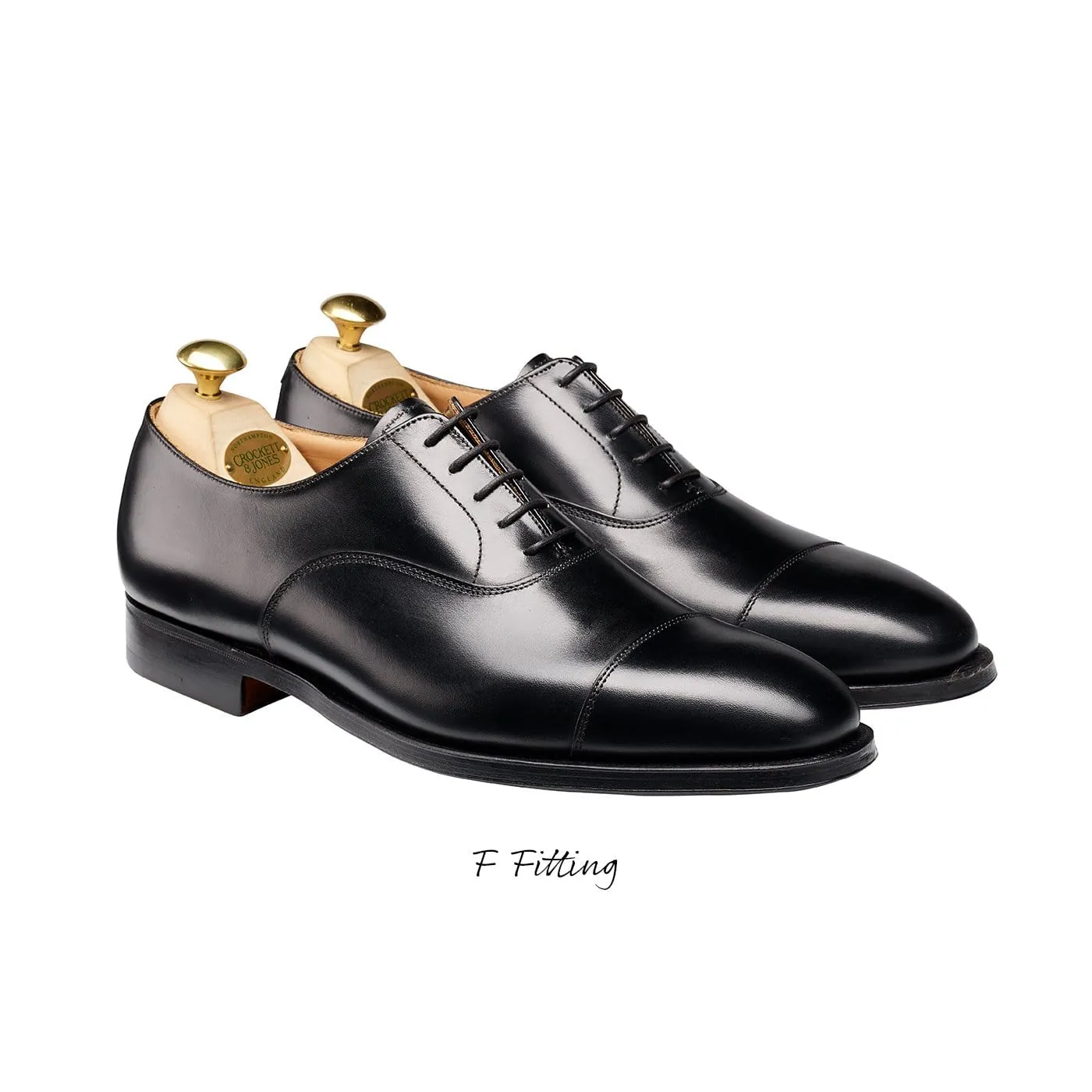 On The Move Reliable Fit Connaught Black Calf (F Fitting)