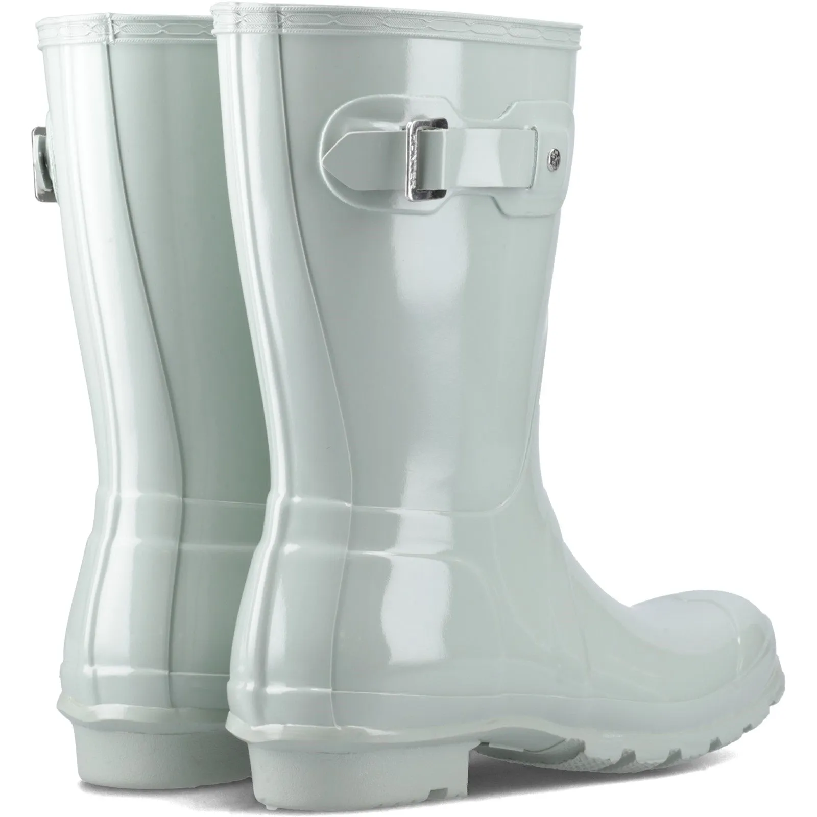 Hunter Womens Original Short Wellington Boots Sea Foam Active Protection