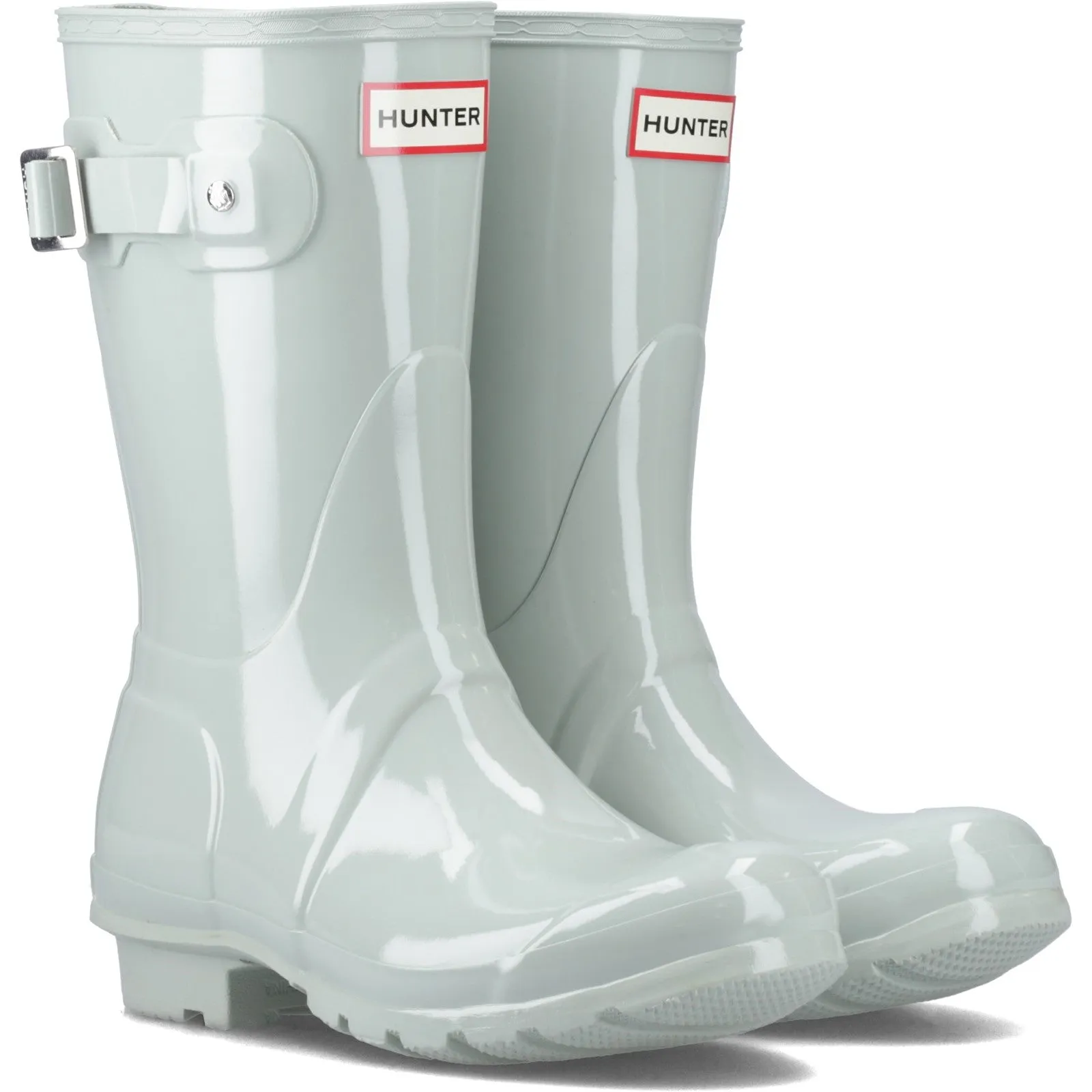 Practical Foot Protection Outdoor Ready Boots Hunter Womens Original Short Wellington Boots Sea Foam