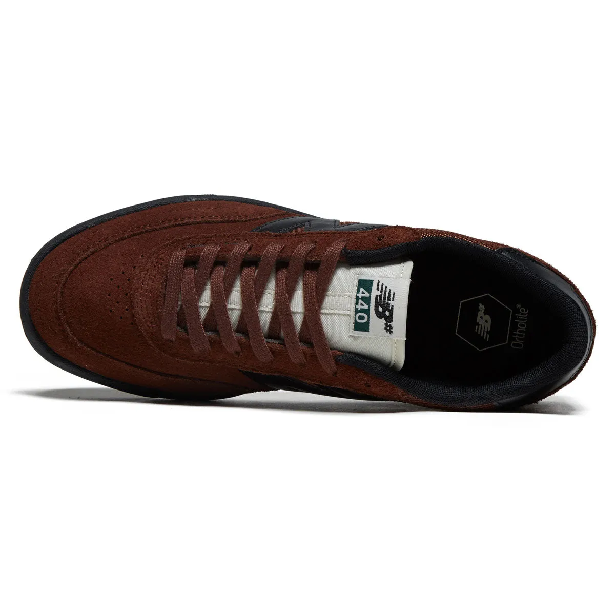 Lightweight Style New Balance 440 V2 Shoes - Brown/Black
