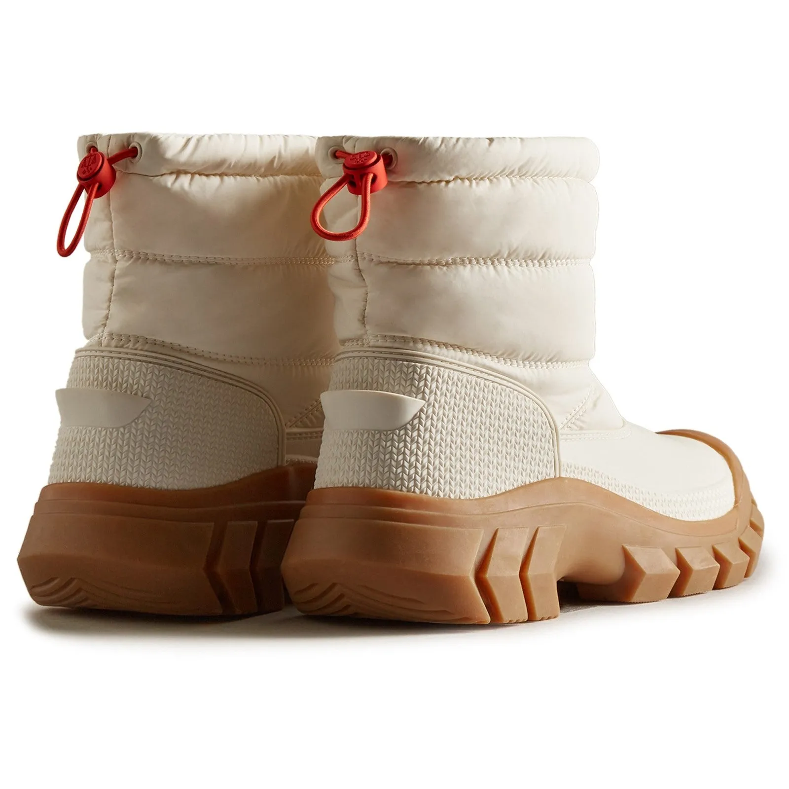 Hunter Womens Intrepid Short Snow Boot White Water Repellent Wear Footwear Protection