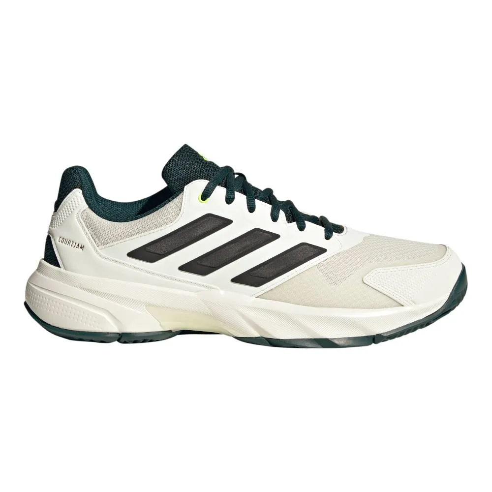 adidas CourtJam Control 3 Men's Tennis Shoe (White) Responsive Midsole