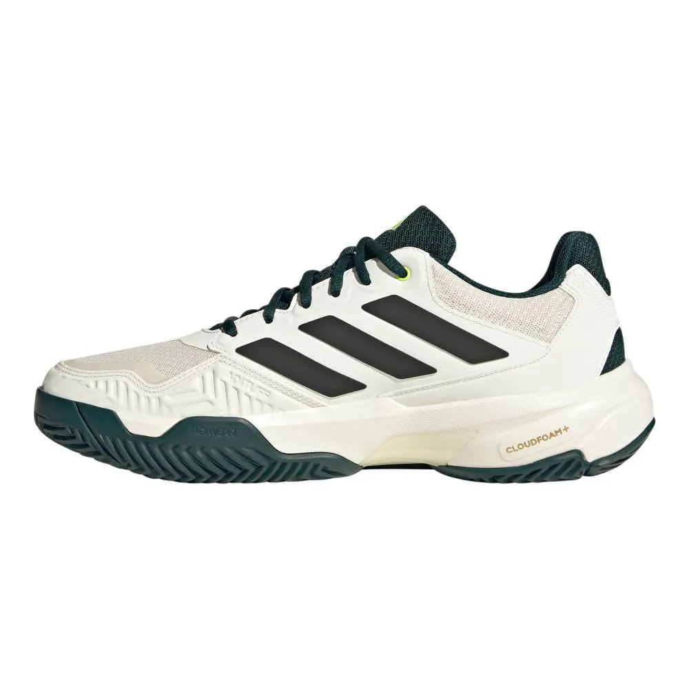 Outdoor Walk Flexible Design adidas CourtJam Control 3 Men's Tennis Shoe (White)