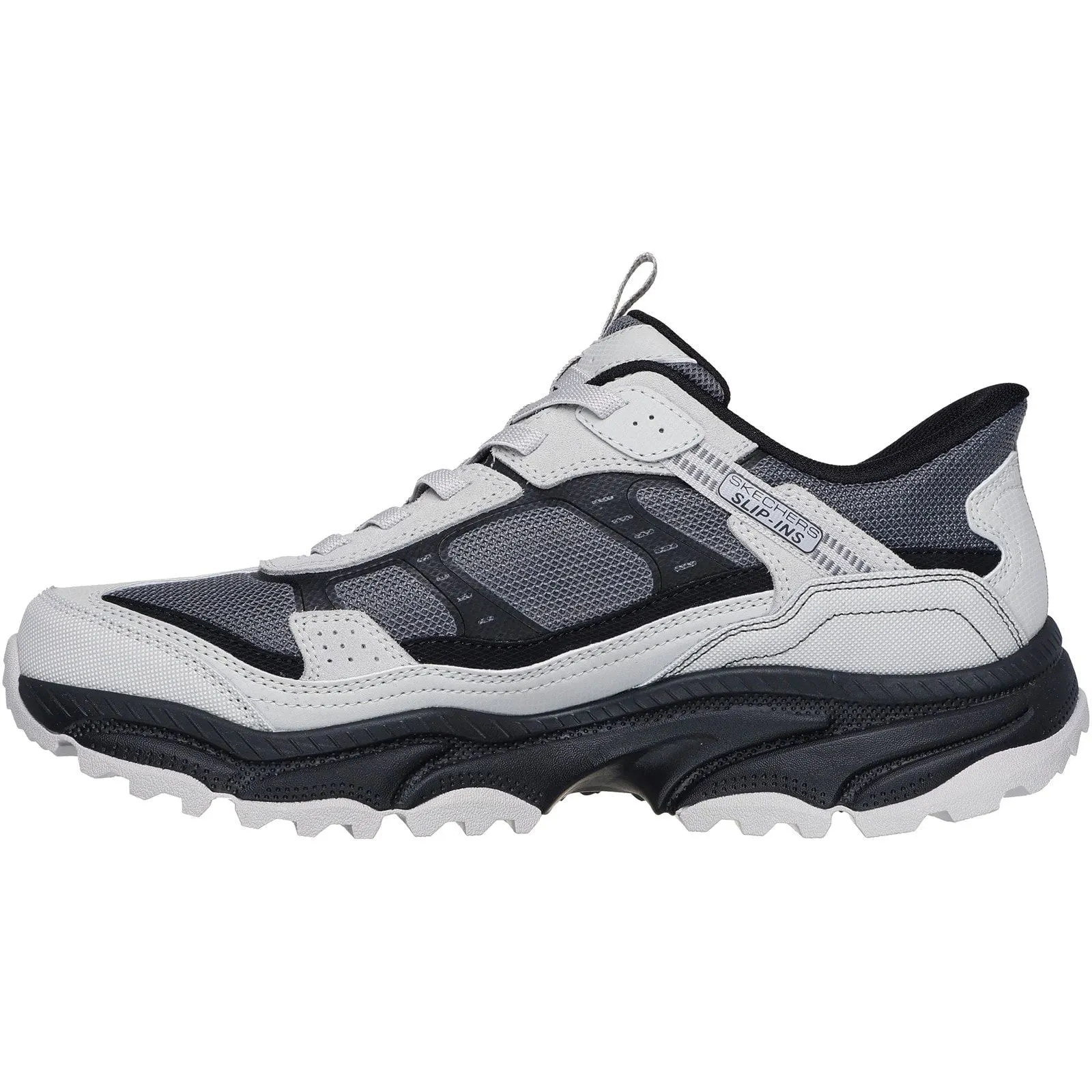 Skechers Mens Vigor AT Hiking Shoes Grey/Black Foot Protection Gear