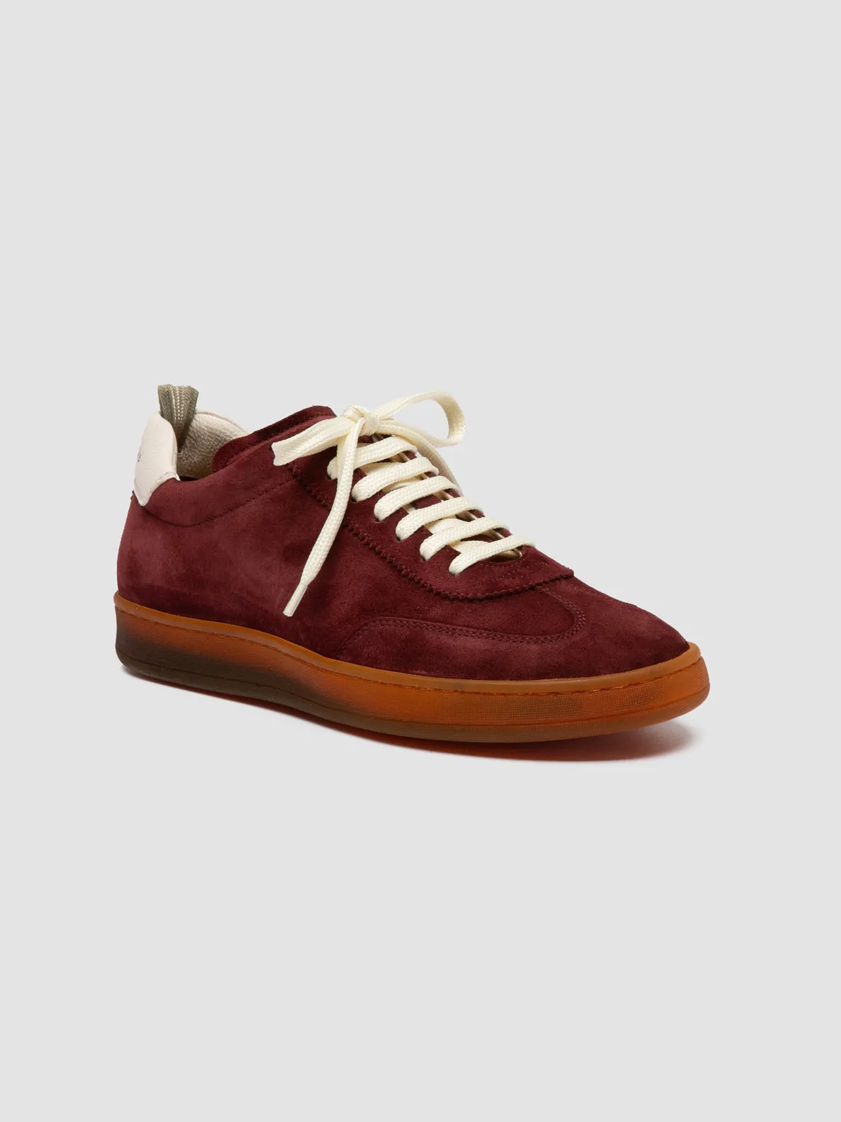 Island Vibe Icon Walk CHANCE 101 - Burgundy Leather and Suede Sneakers