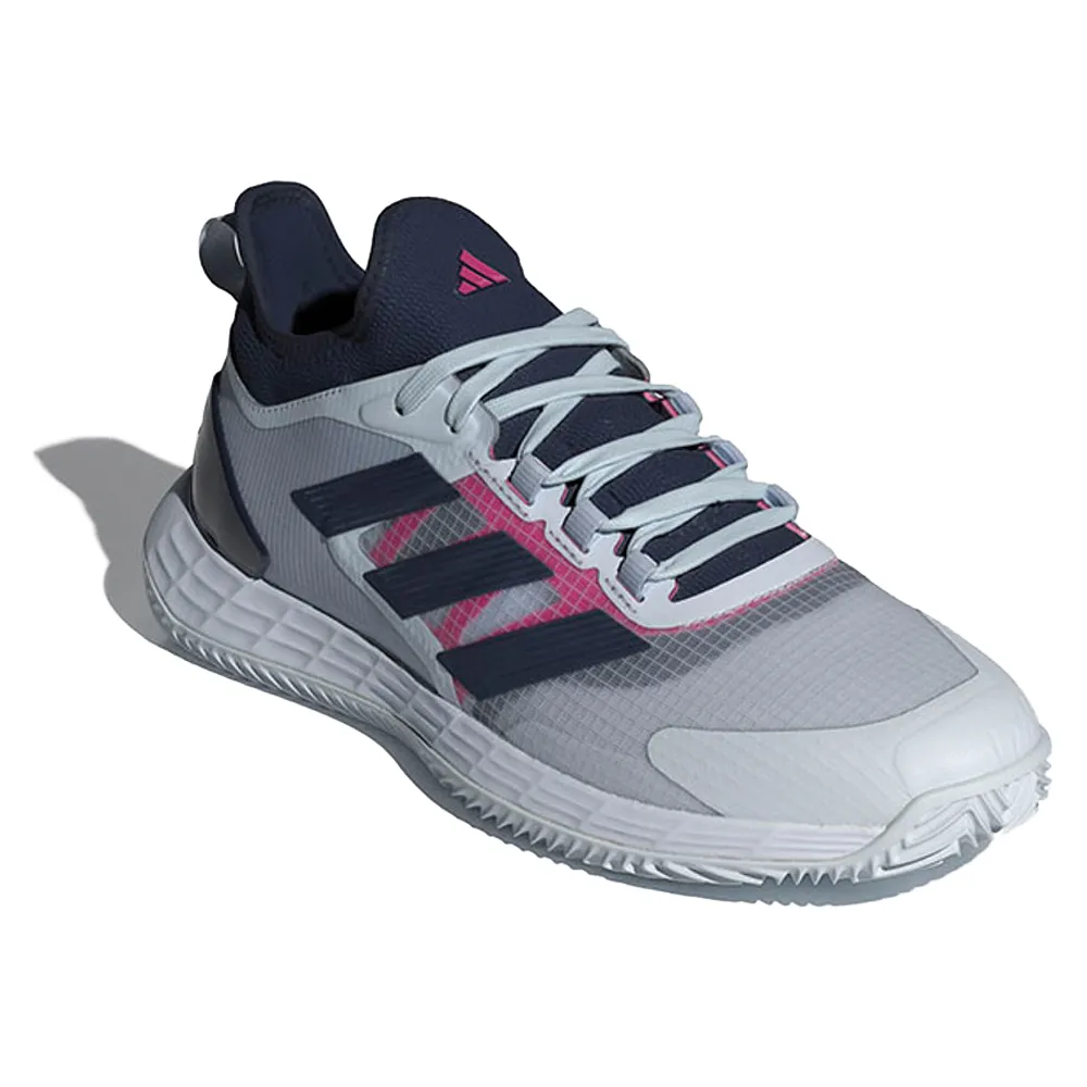 Soft Toe Box Adidas Ubersonic 4.1 Clay Court Tennis Shoes (Mens) - Halo Blue/Dark Blue/Team Shock Pink 2