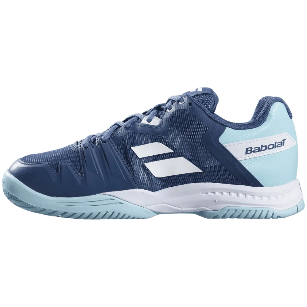 Babolat SFX3 All Court Tennis Shoes (Ladies) - Deep Dive/Blue Active Wear Ergonomic Fit