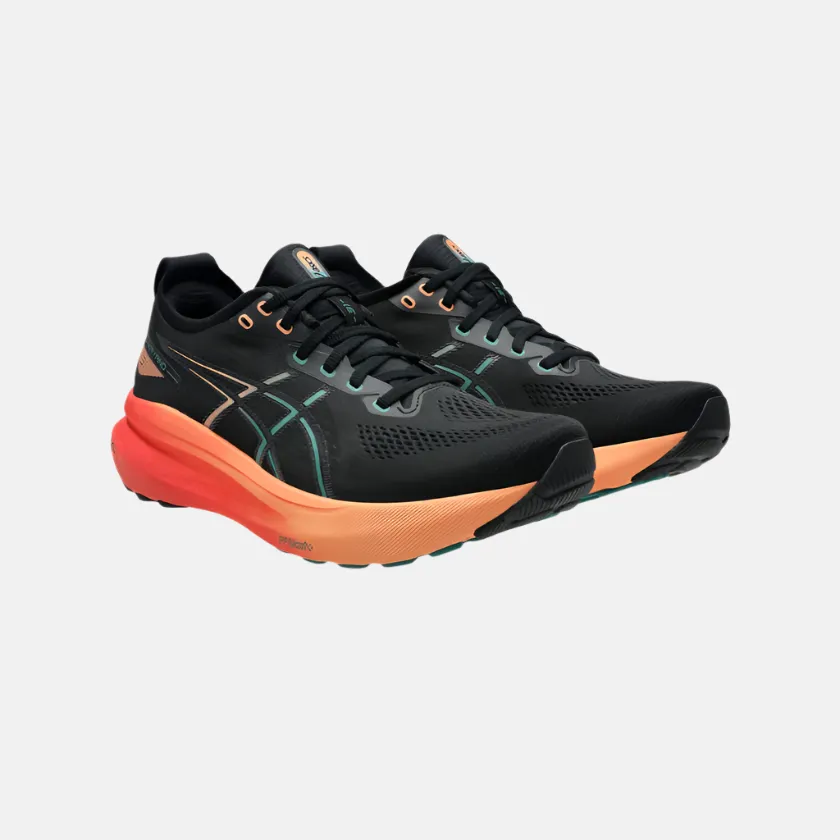padded insole shoes Asics GEL-KAYANO 31 Men's Running Shoes -Black/Rainy Lake
