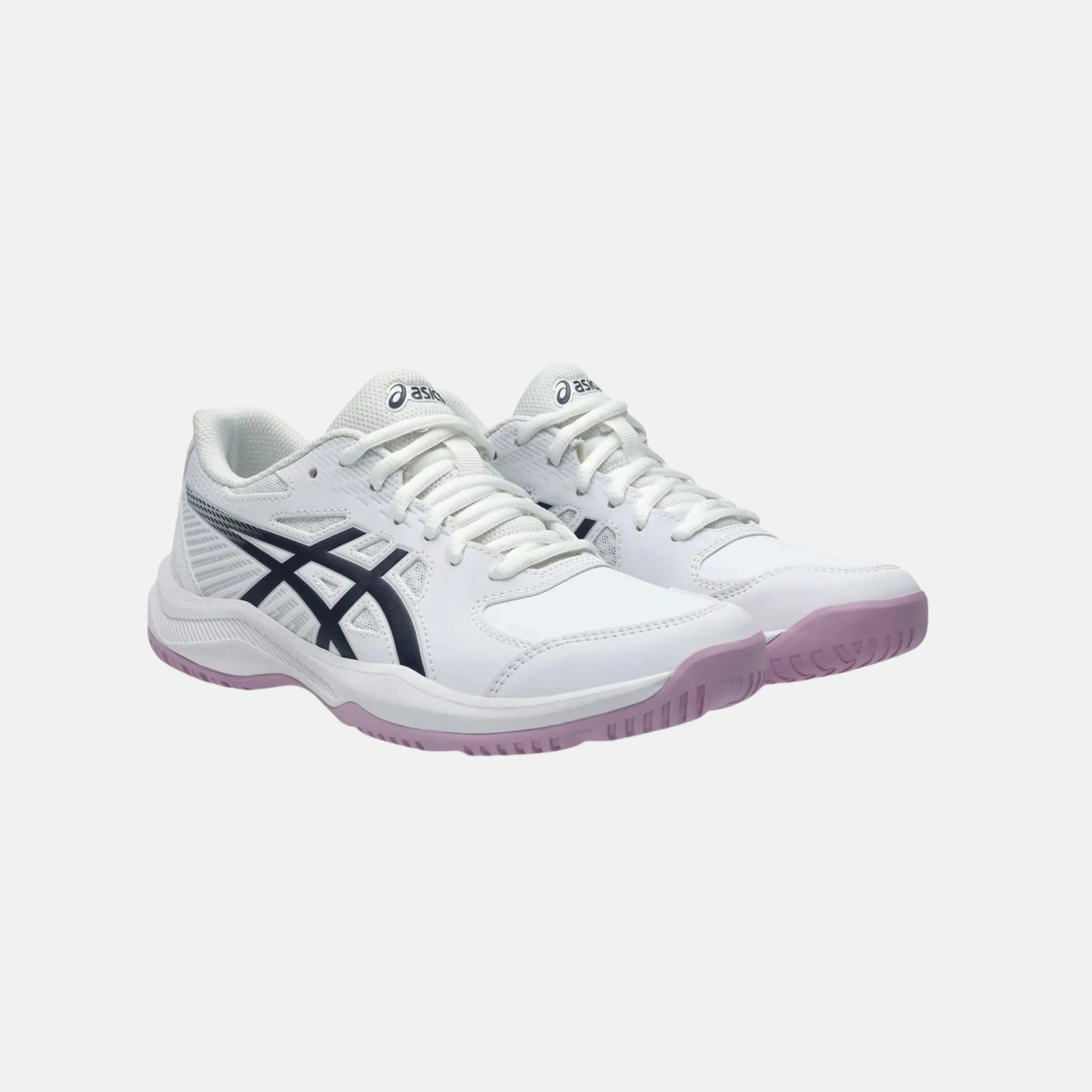 ASICS Court Slide 4 Women's Tennis Shoes ?C White/Indigo Fog padded insole Support frame