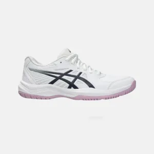 Slip On Design ASICS Court Slide 4 Women's Tennis Shoes ?C White/Indigo Fog