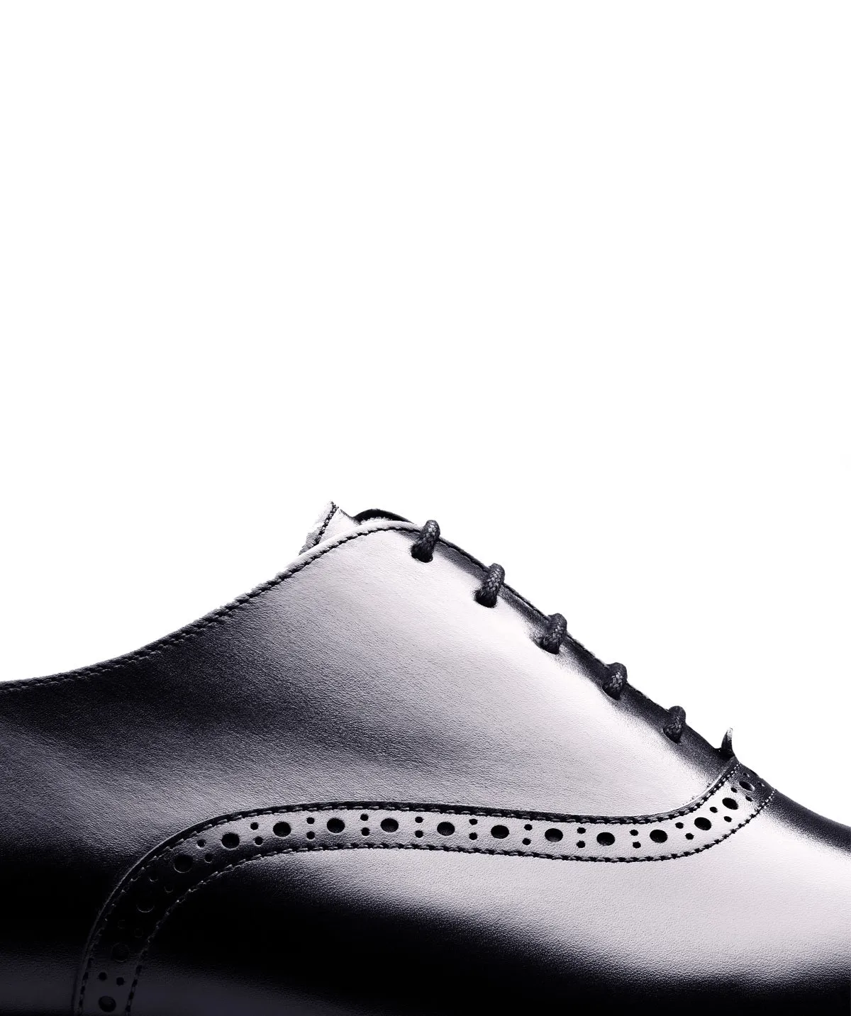 Richelieu BALMORAL Noir Reinforced Seams Wide Path