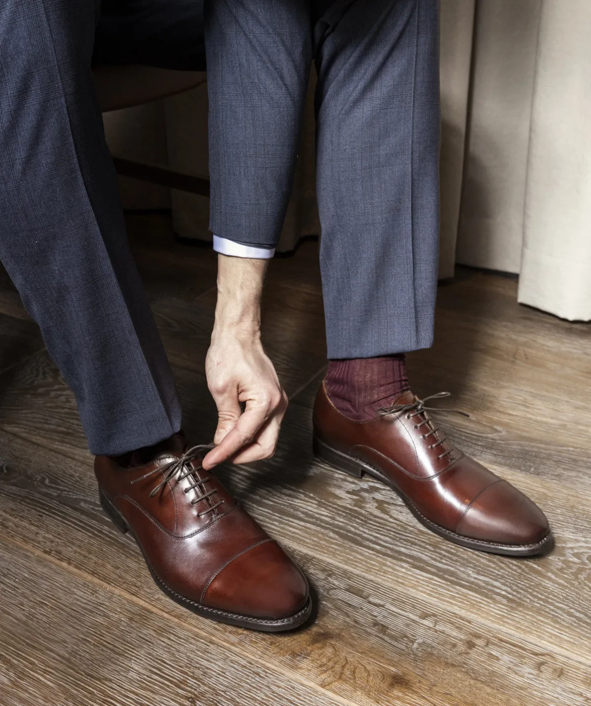 Quick Flow On Trend Richelieu OXFORD Marron Noyer