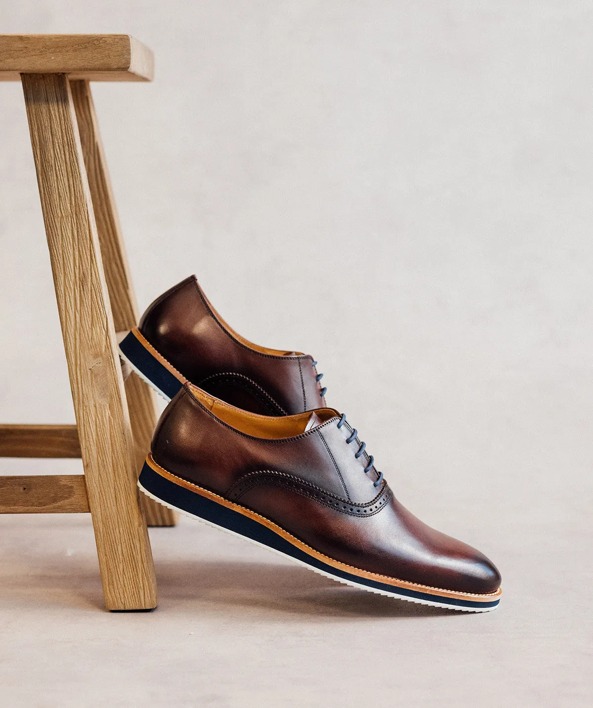 Richelieu WILL Marron Noyer Foot Glow Casual